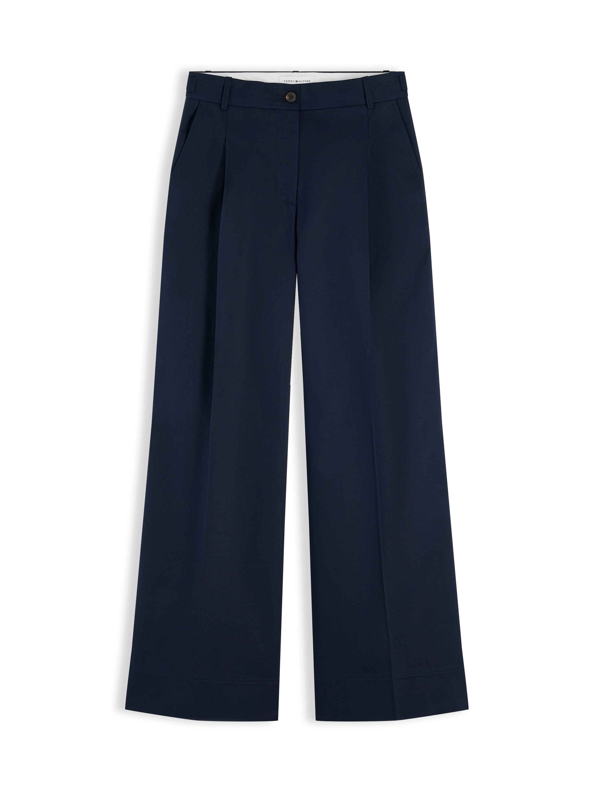 Tommy Hilfiger Pantalon de costume »CHINO DRESSING WIDE LEG«  En coton pur, avec jambes larges