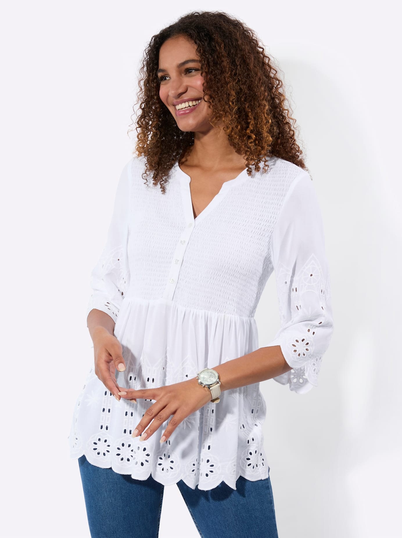 Inspirationen Blouse en dentelle