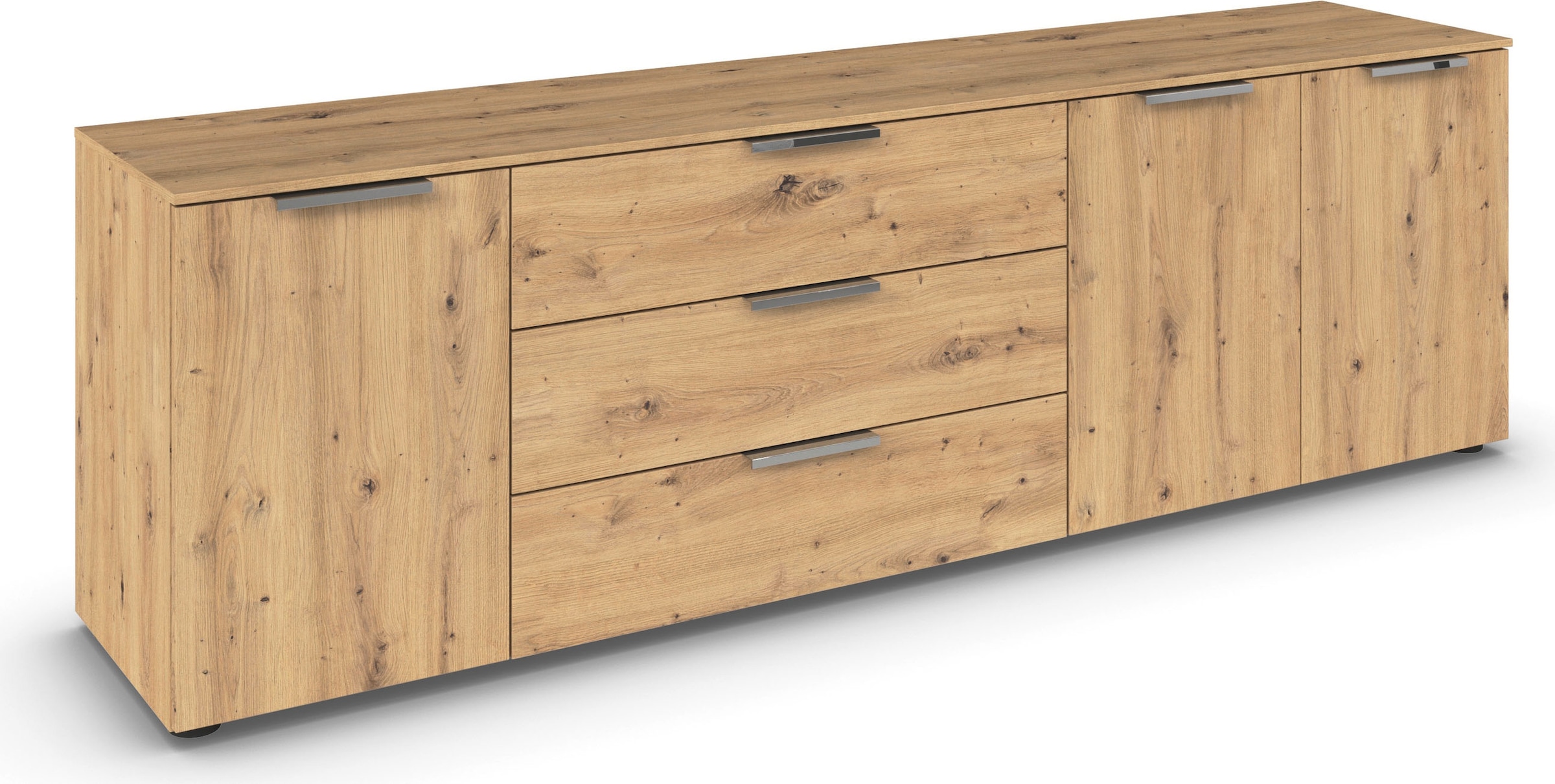 rauch Schubkastenkommode »Kommode Türkommode Sideboard Kombikommode FLIPP« Breite 200 cm mit 2 Einlegeböden,  3-türig mit  3 Schubladen und Soft-Close-Funktion