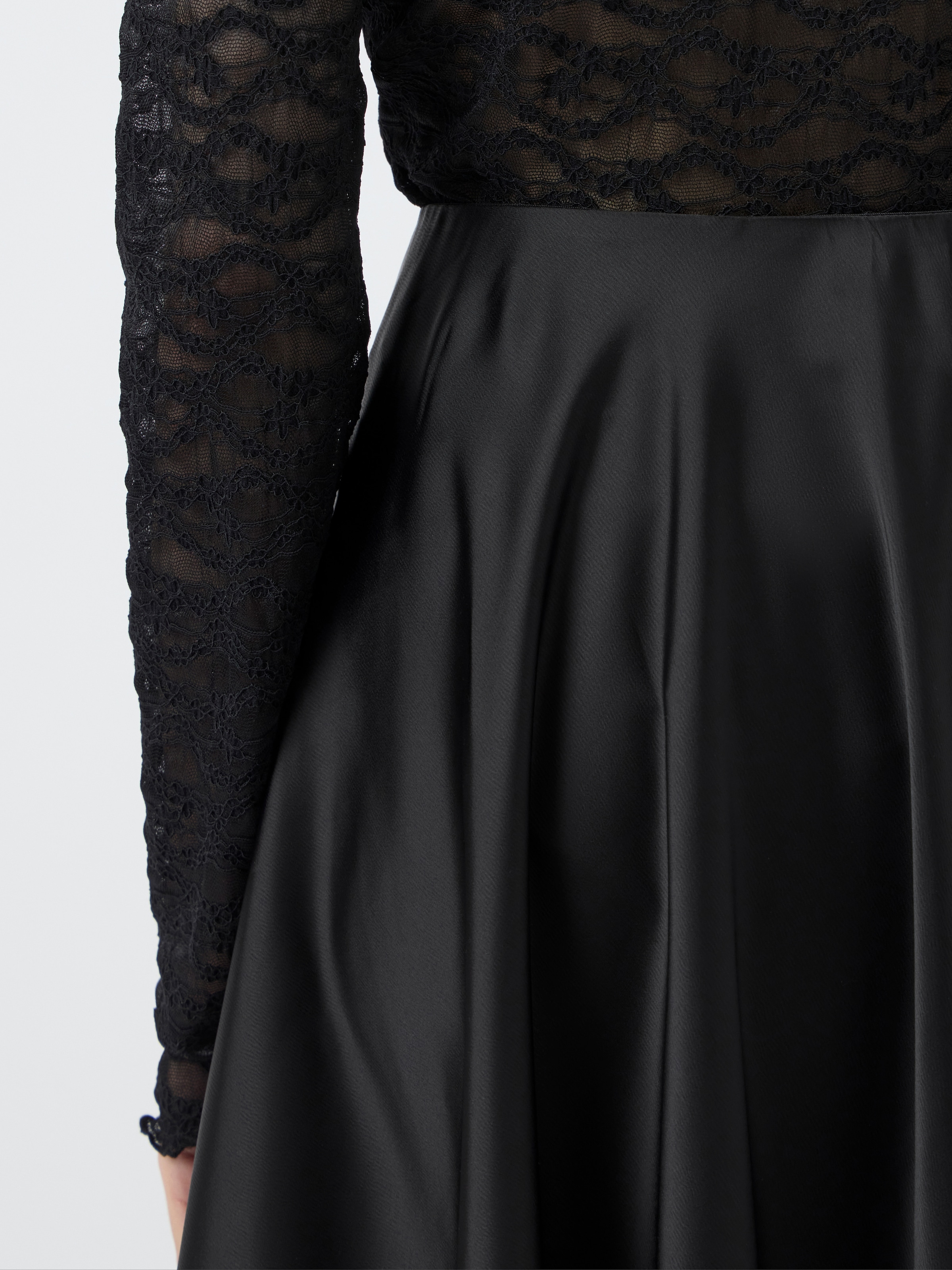 Y.A.S Satinrock »YASPELLA HW VOLUME ANKLE SKIRT S. NOOS«