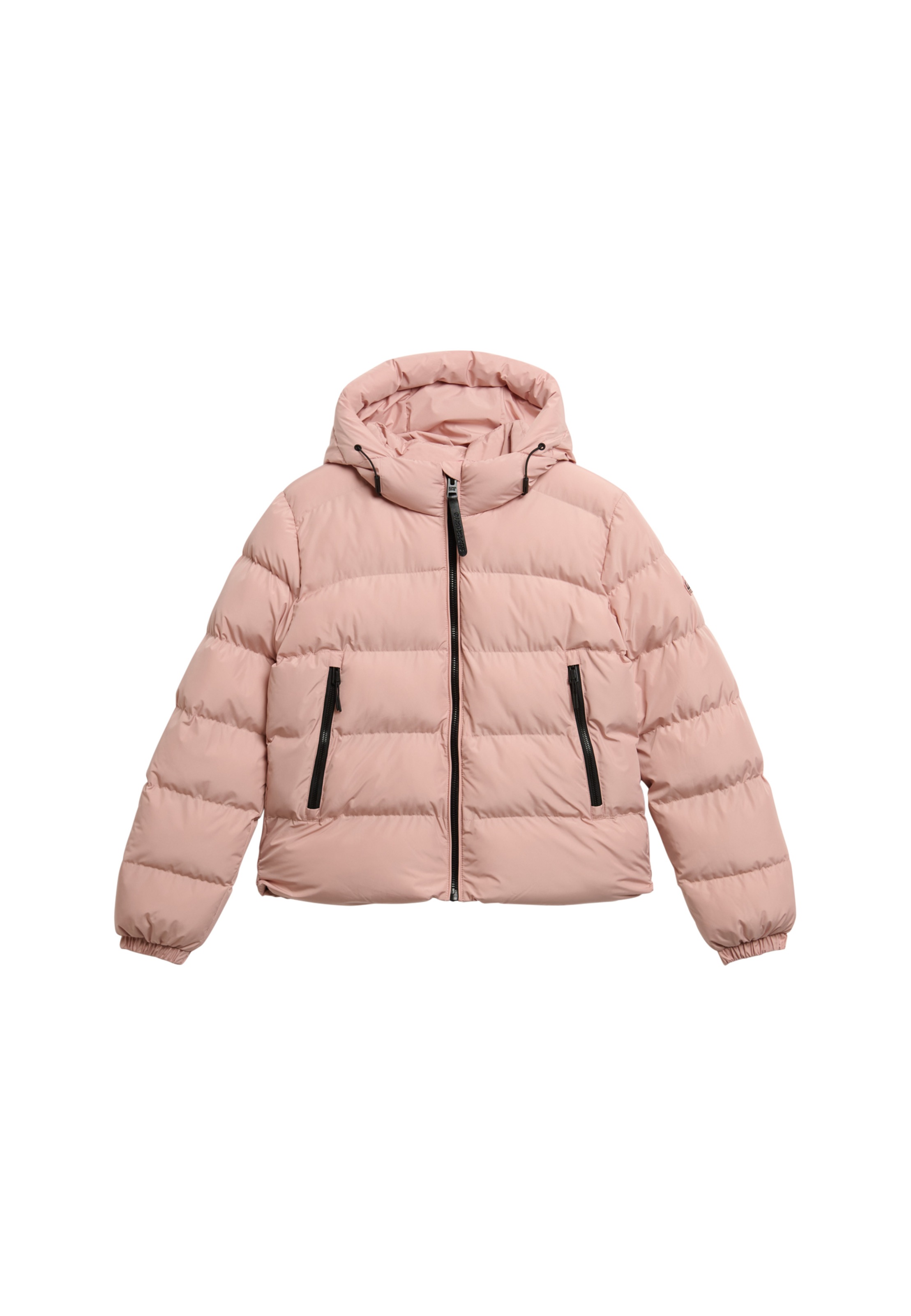 Superdry Steppjacke »HOODED SPORTS PUFFER JACKET« mit Kapuze Kunstfaser, relaxed fit