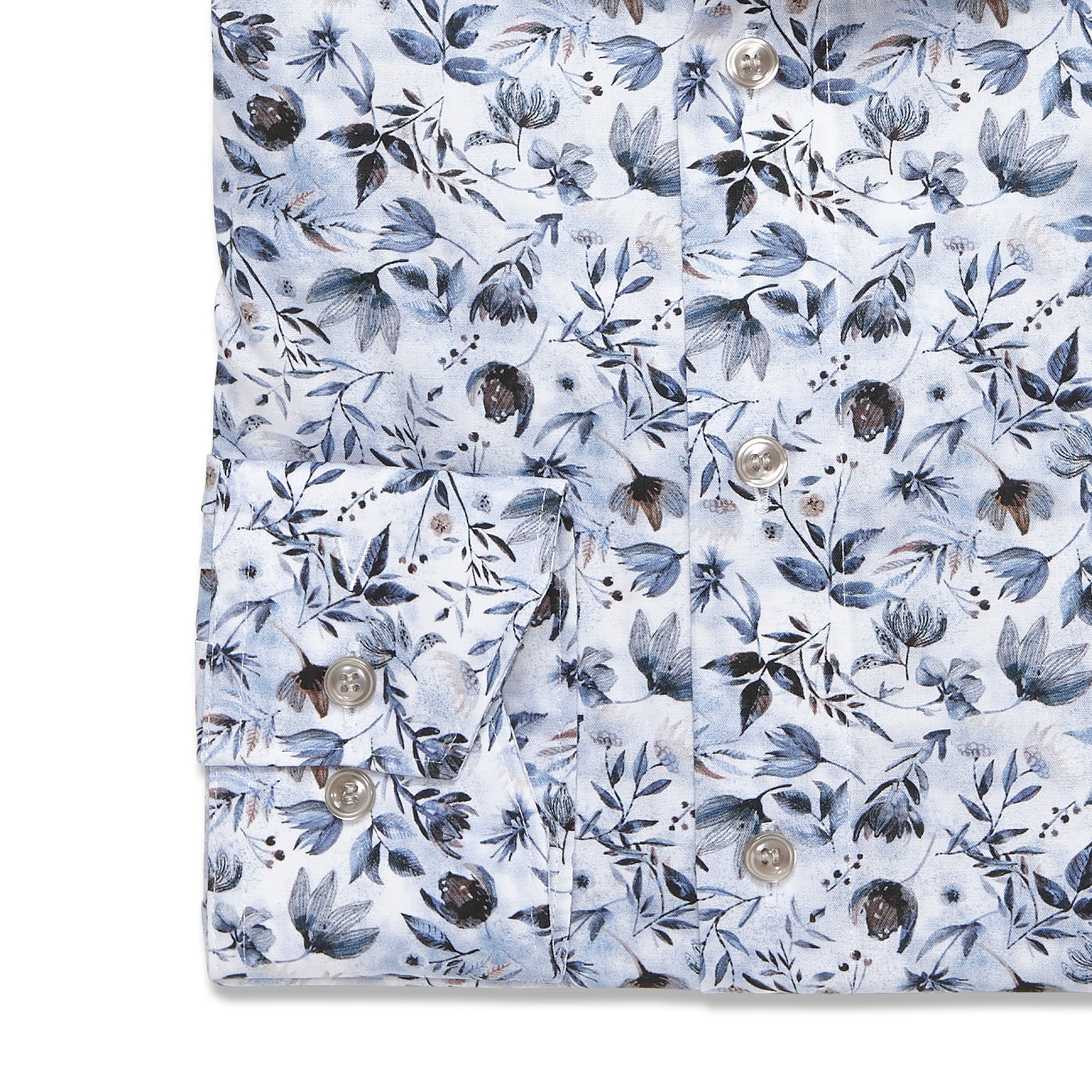 MARVELIS Chemise à manches longues mit floralem  Allover-Print