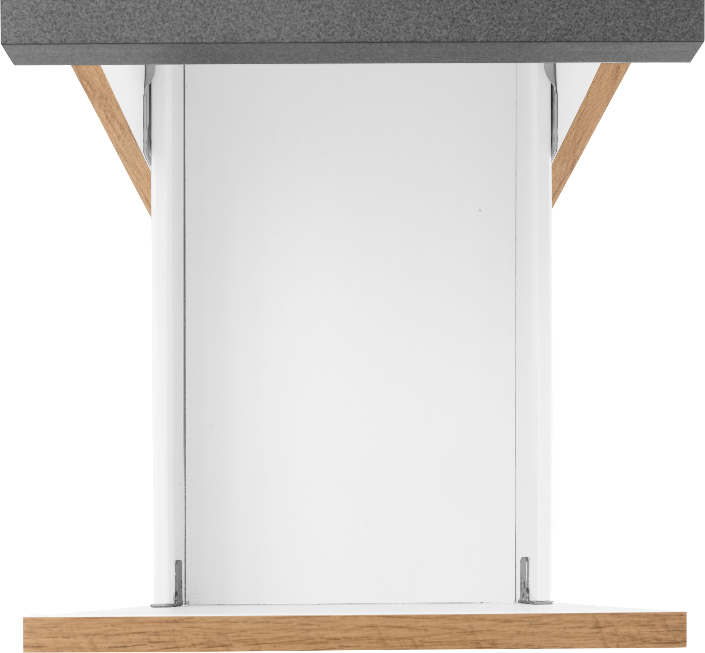 KOCHSTATION Armoire à pharmacie »KS-Colmar« 30 cm de large, 165 cm de haut, avec 3 étagères, avec poignée en métal