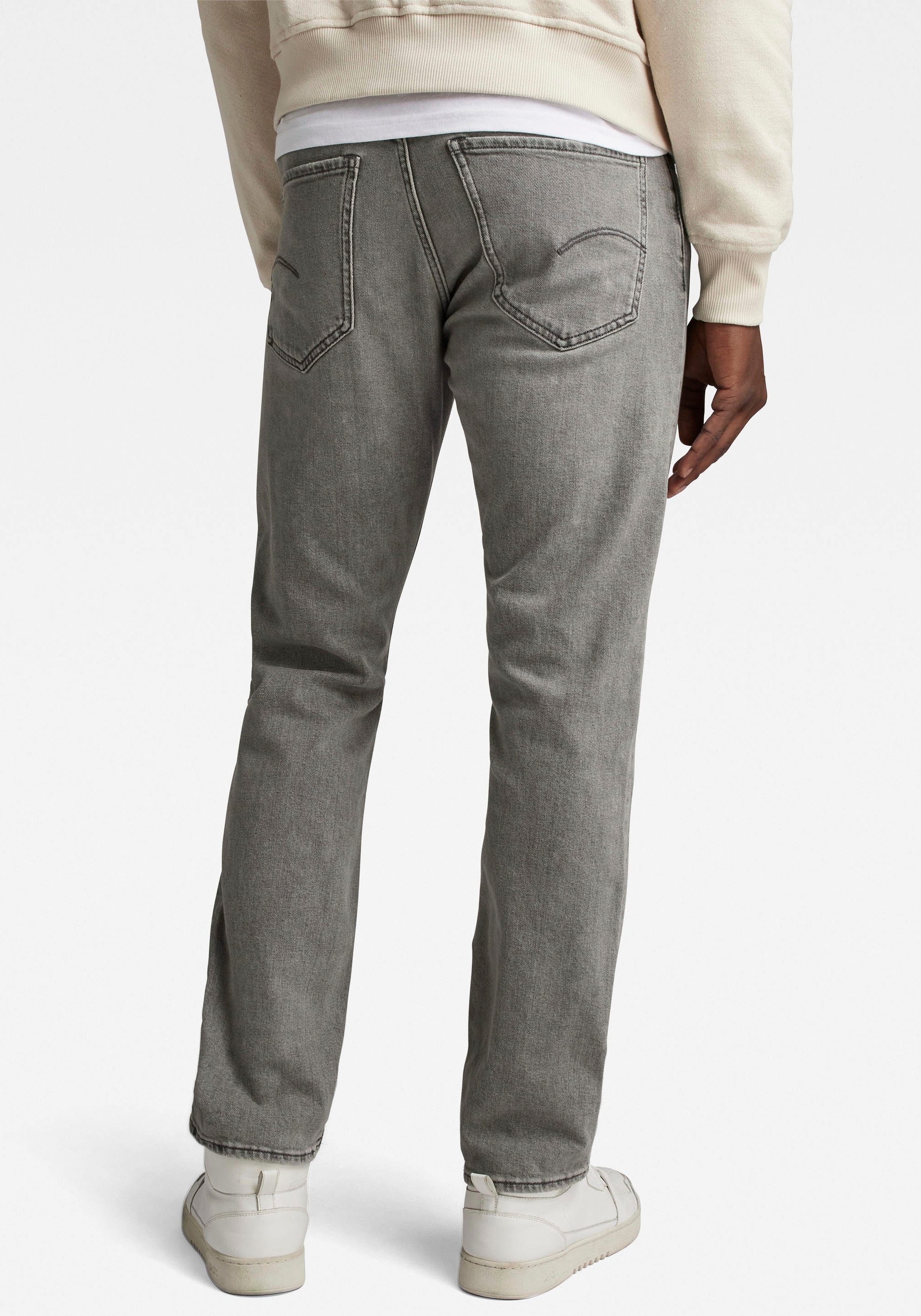 G-STAR Straight-Jeans »Mosa Straight« mit hellen Nähten