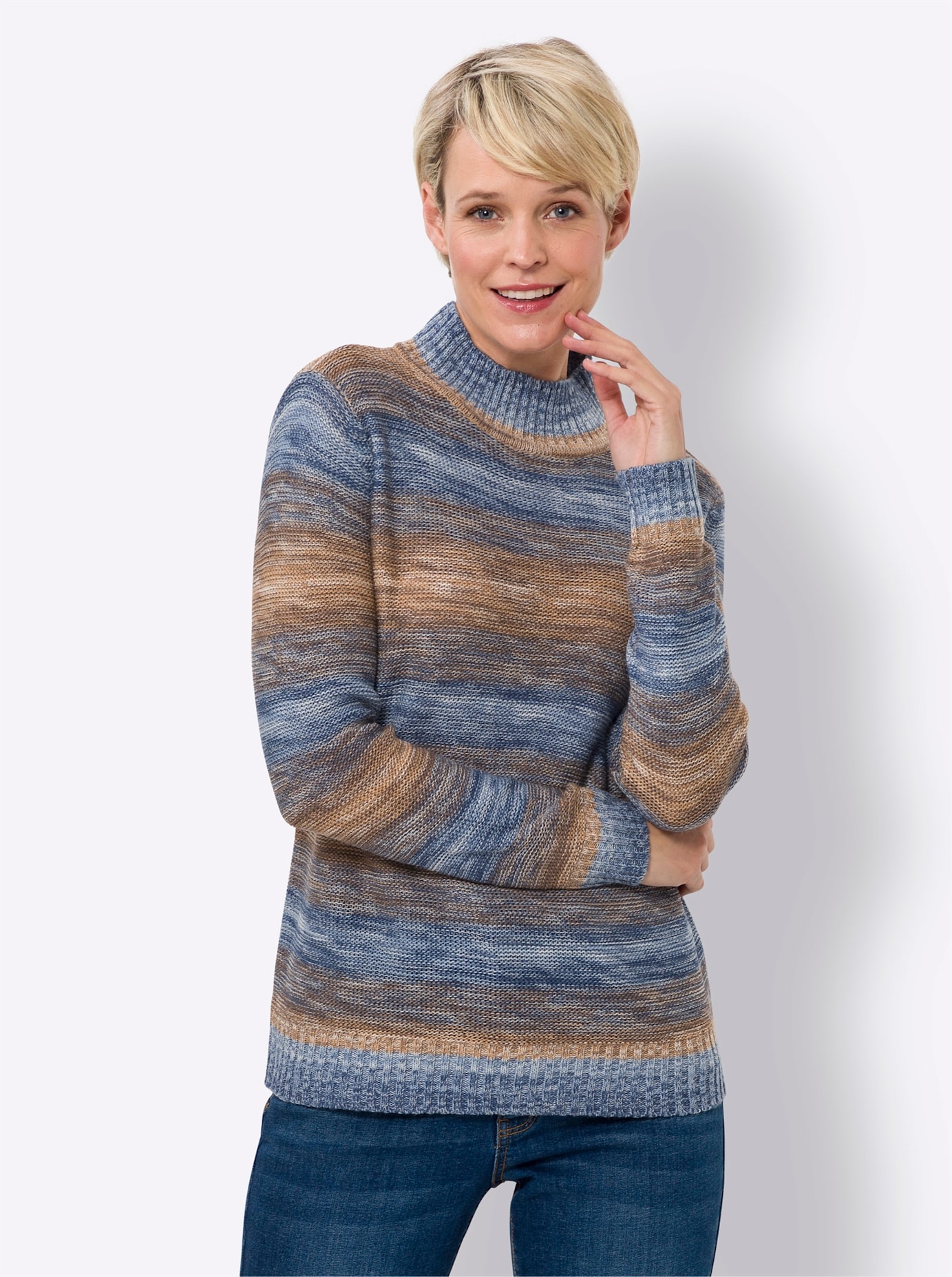 Classic Basics Stehkragenpullover »Stehkragen-Pullover«