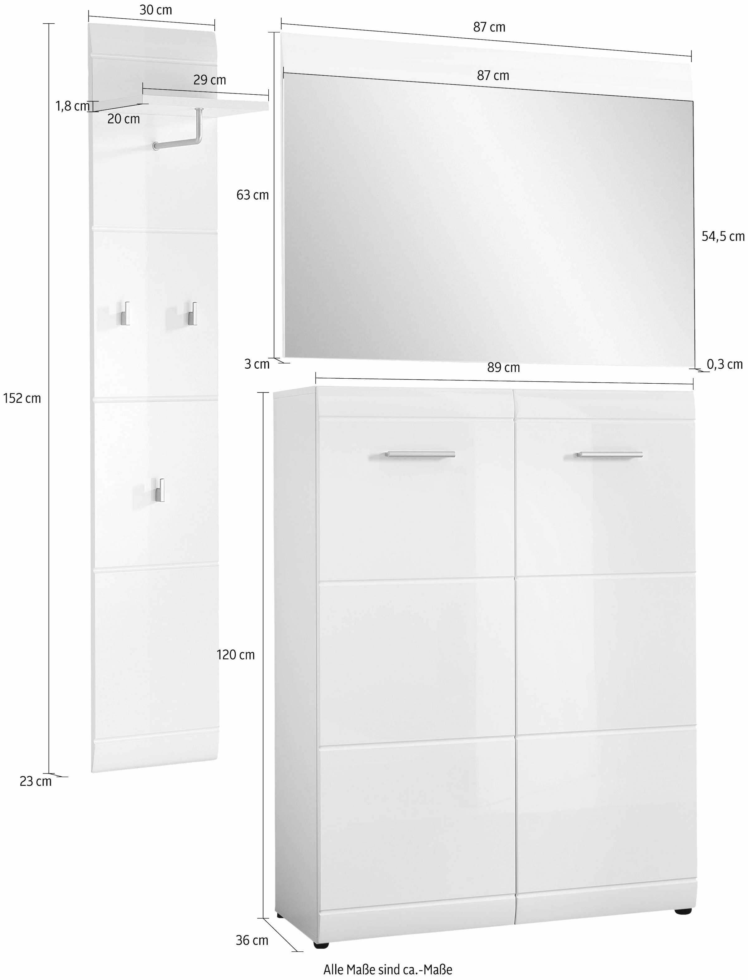GERMANIA Ensemble de vestiaires »Adana« Set, 3 cuis tlg.