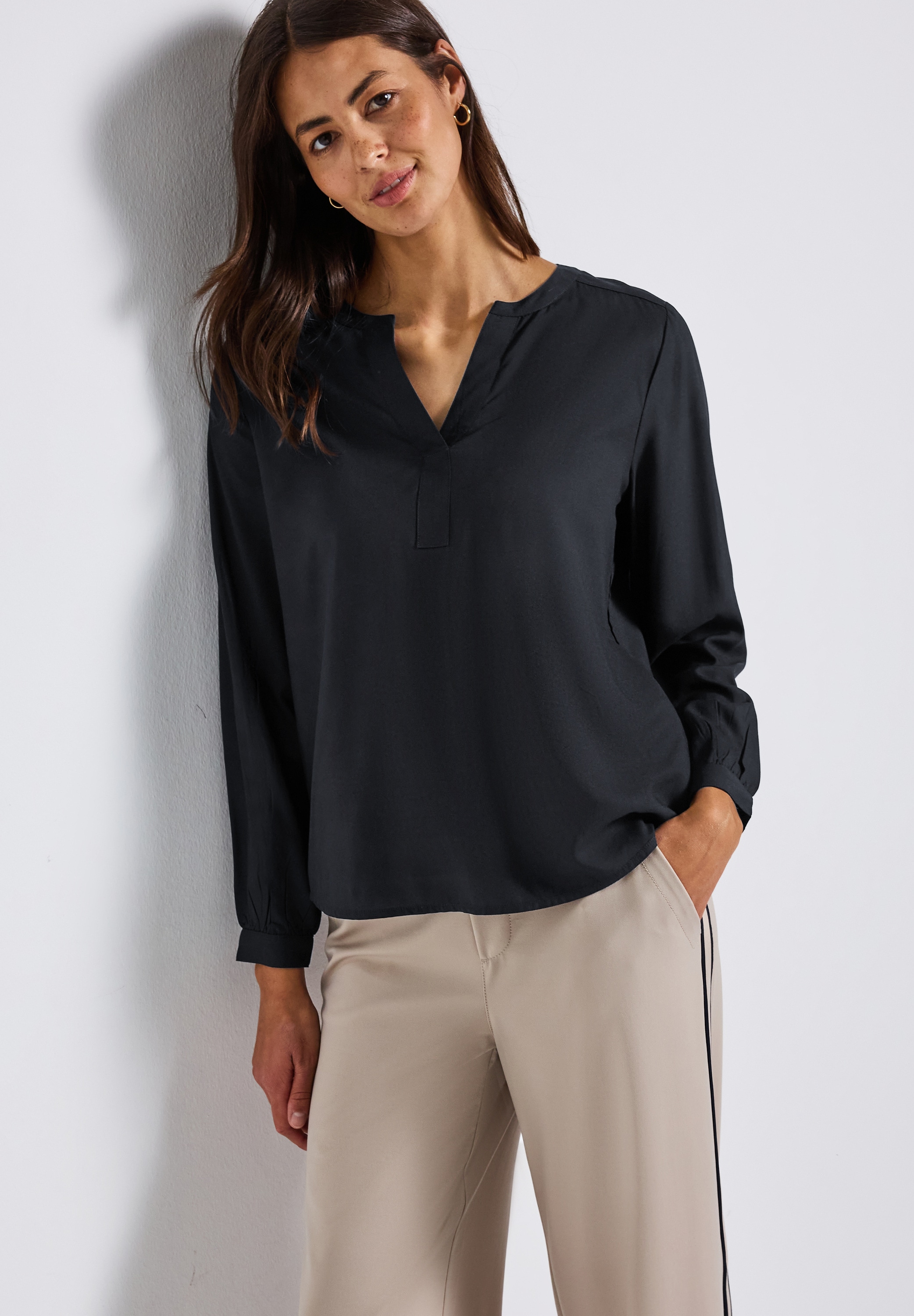 STREET ONE Blouse à manches longues im Tunika-Stil