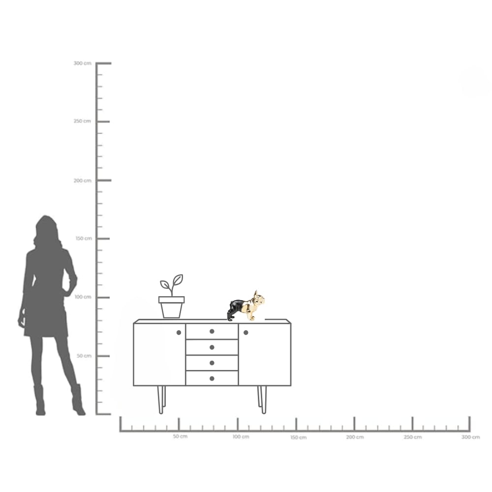 Kare Design Schmuckkasten »Spardose Bulldog Gold-Schwarz«