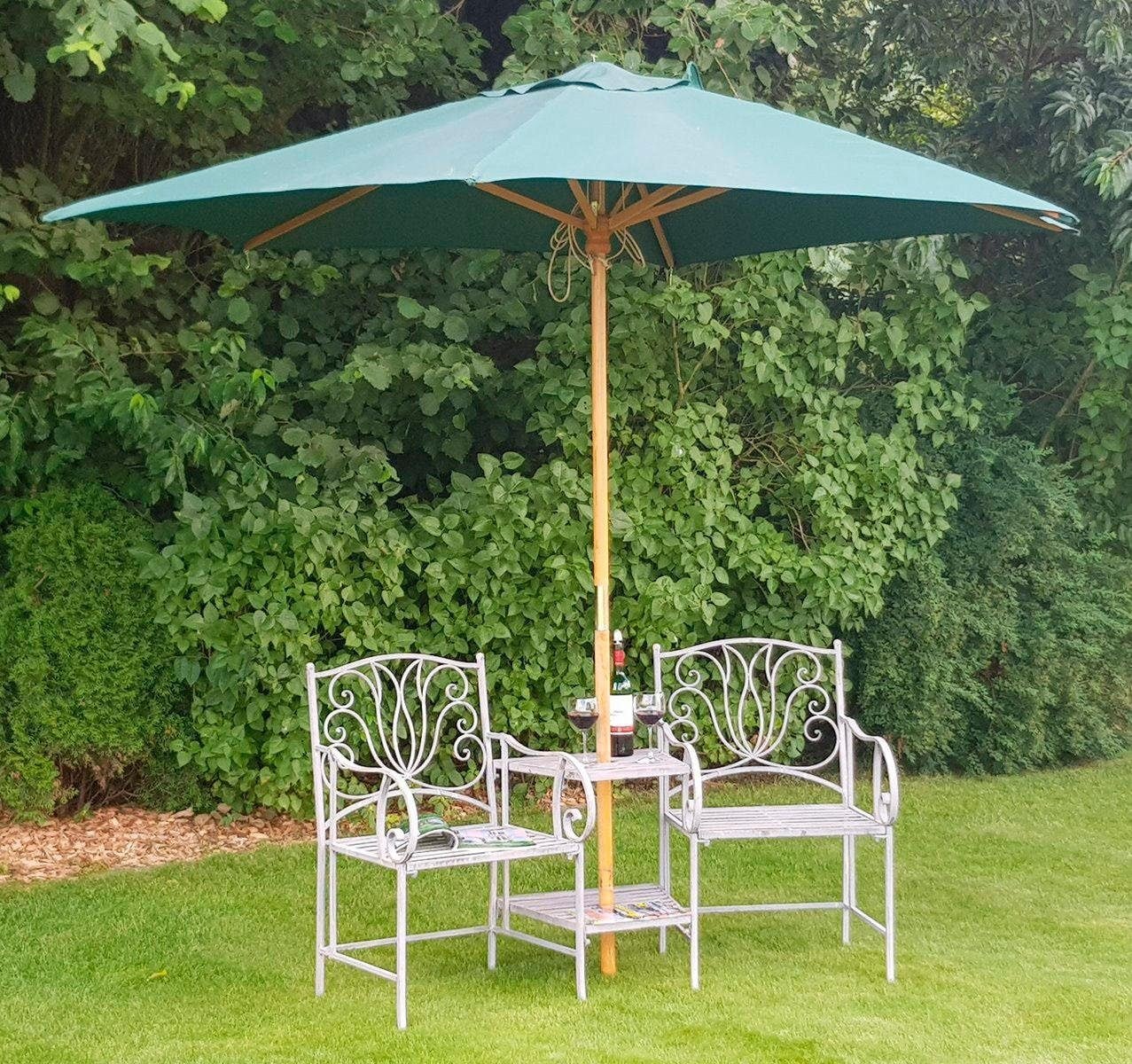 Ambiente Haus Groupe de sièges Stühle mit Tisch Outdoor geeignet