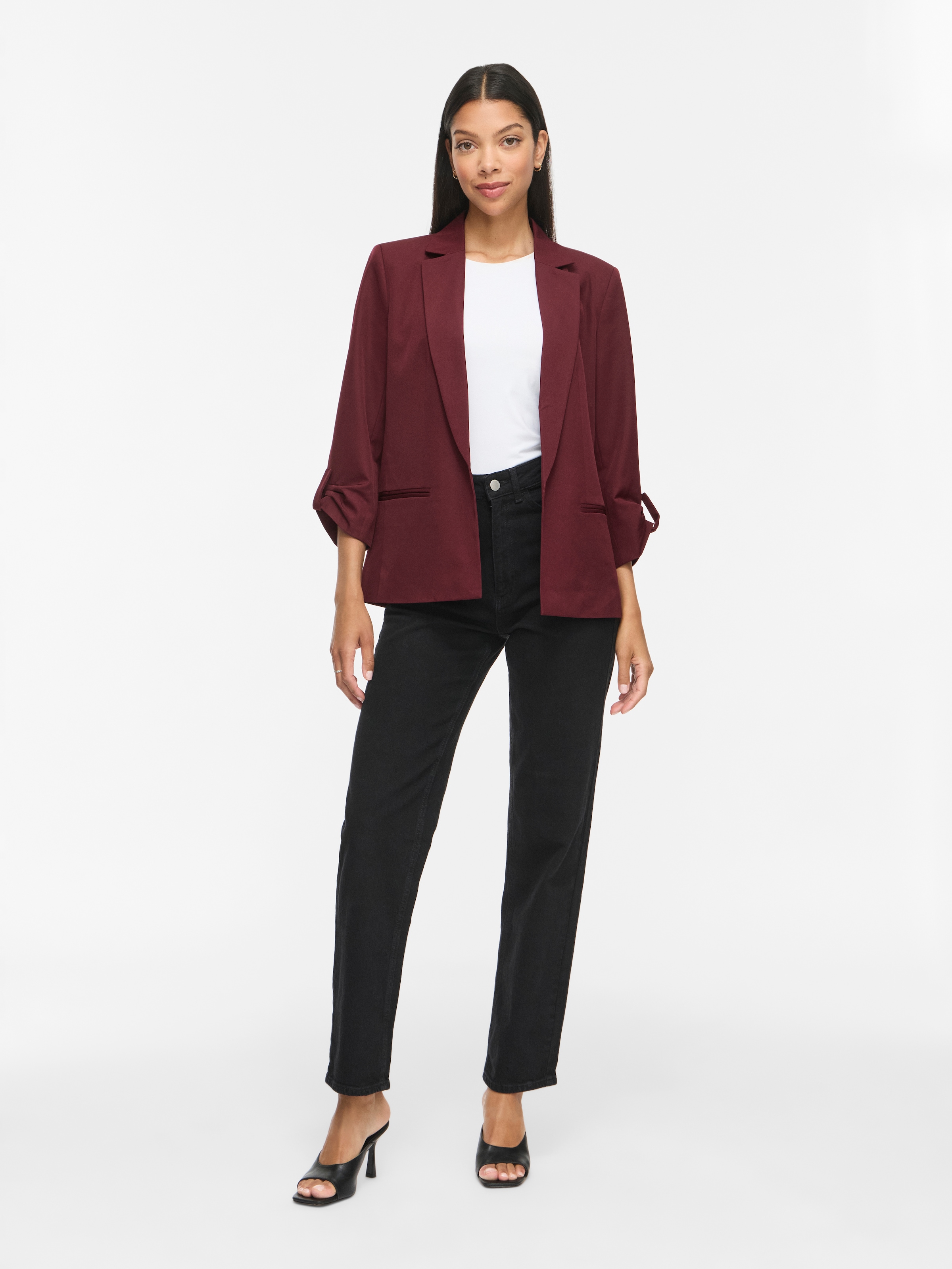 Vila Blazer court »VINICE 3/4 LOOSE BLAZER - NOOS« mélange de matériaux