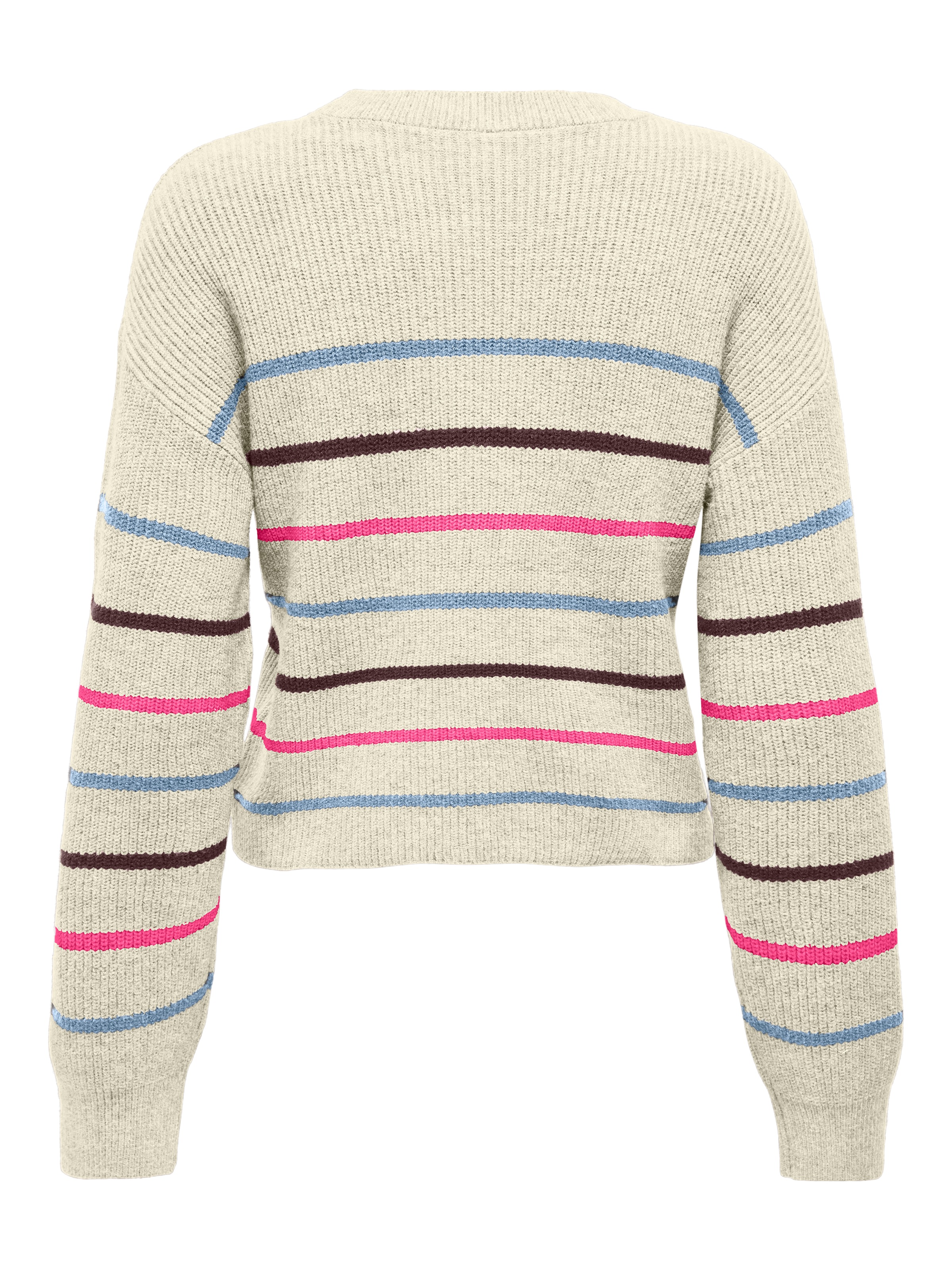 ONLY Strickpullover »ONLIBI LS STRIPE O-NECK CC KNT«