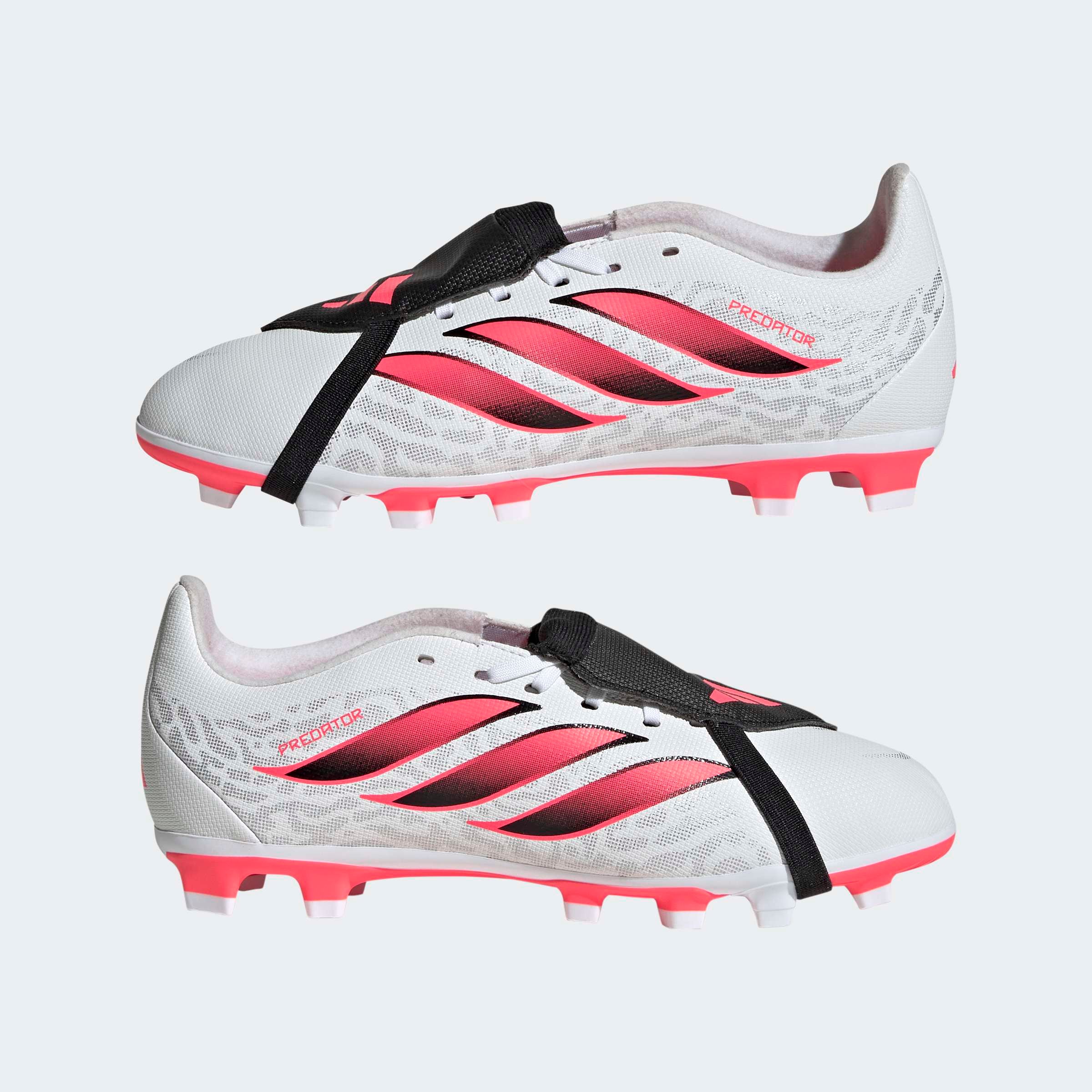 adidas Performance Chaussure de football »PREDATOR CLUB KIDS , FESTE BÖDEN/GEMISCHTE BÖDEN, UMSCHLAGBARE ZUNGE«  adapté à de nombreux types de sols, pour adolescents et enfants