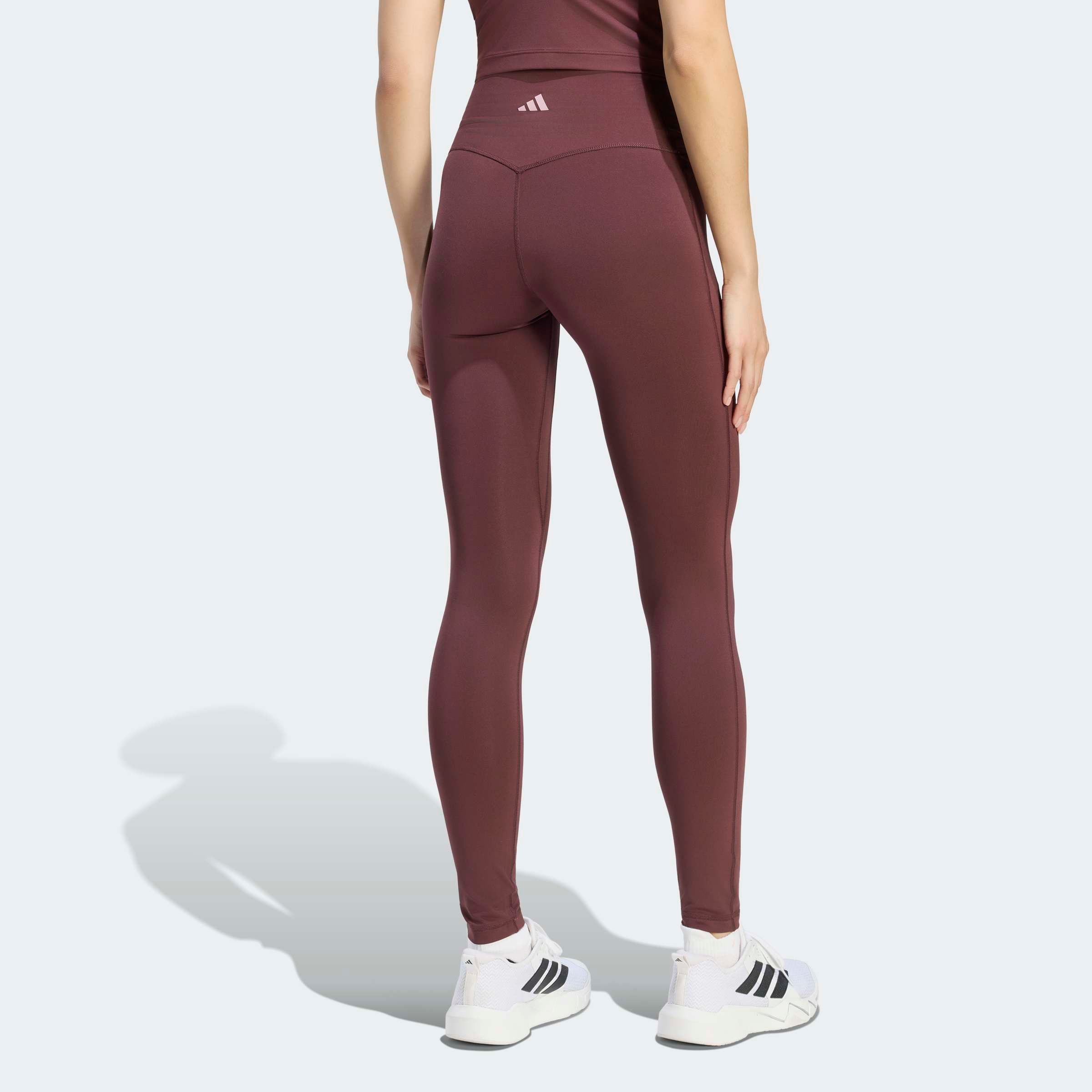 adidas Performance Caleçon d'entraînement »3-STREIFEN STUDIO ALL ME LEGGINGS, ÜBERKREUZTER BUND, N«