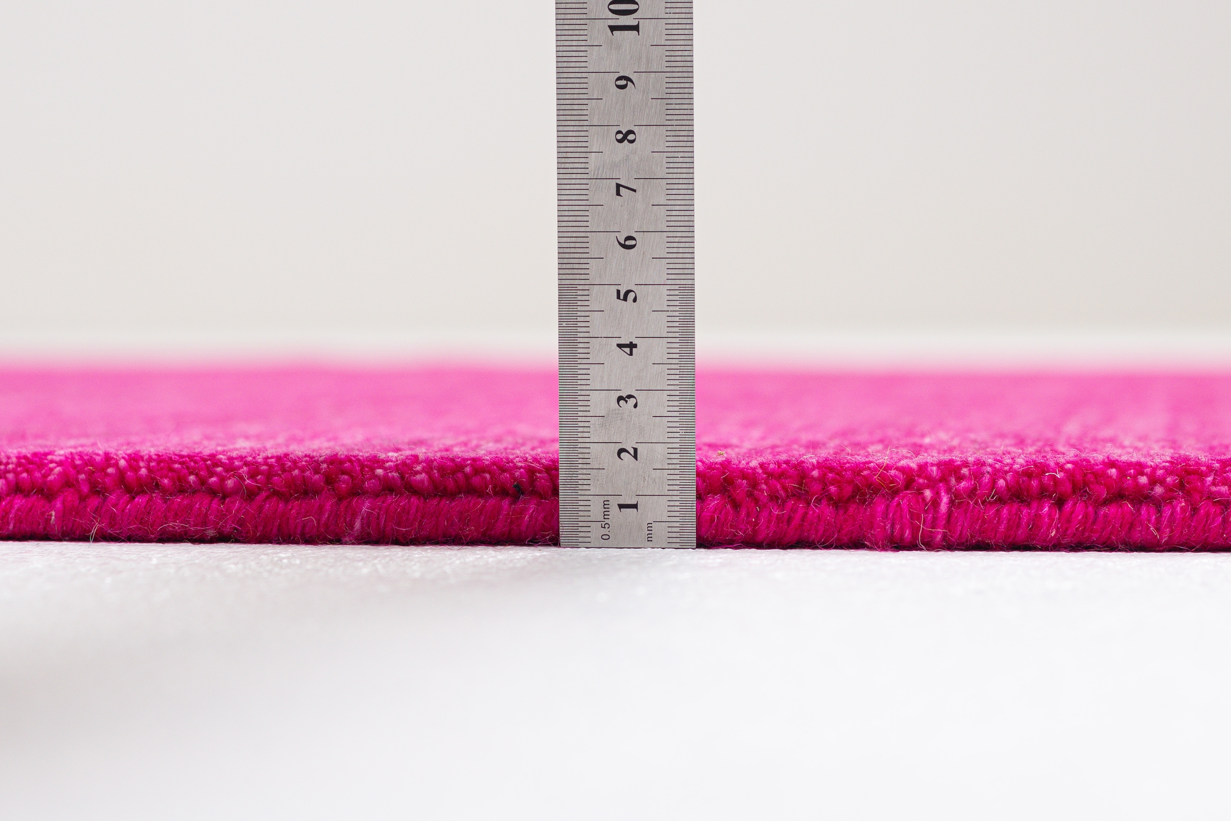 GOODproduct Tapis en laine »Karchau« Rectangulaire 13 mm Höhe Handweb Teppich, meliert, reine Wolle, handgewebt, brilliante Farben