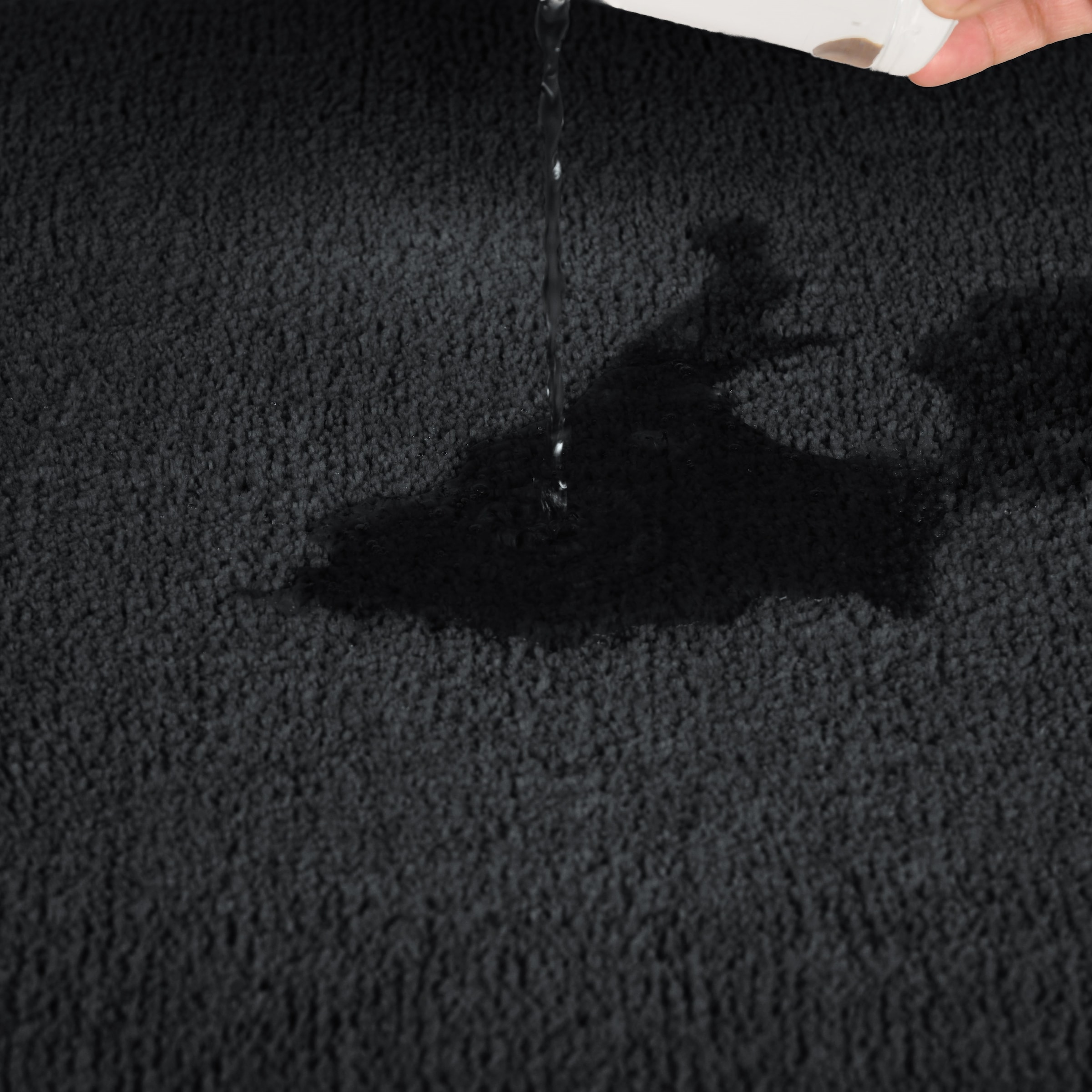 my home Badematte »Vanessa, Badvorleger, Badezimmer Teppich« Höhe 10 mm rutschhemmend beschichtet fussbodenheizungsgeeignet | schnell trocknend | strapazierfähig Badteppich, weiche Haptik, unifarben