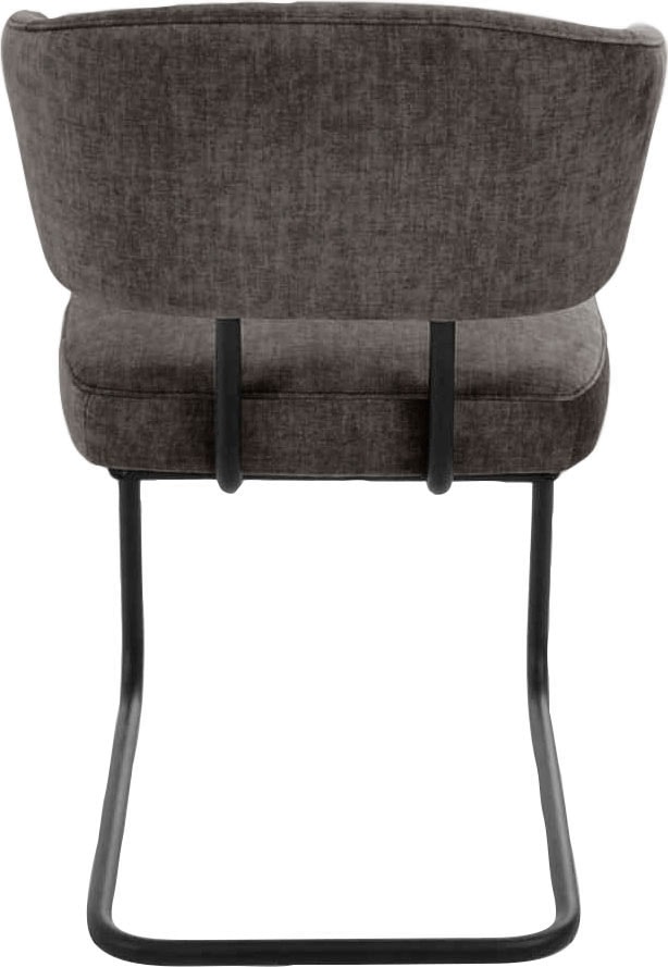 K+W Komfort & Wohnen Chaise cantilever »Mikkado Tube« () 1 cuisdos arrondi, structure tubulaire ronde, entretoise, confort d'assise