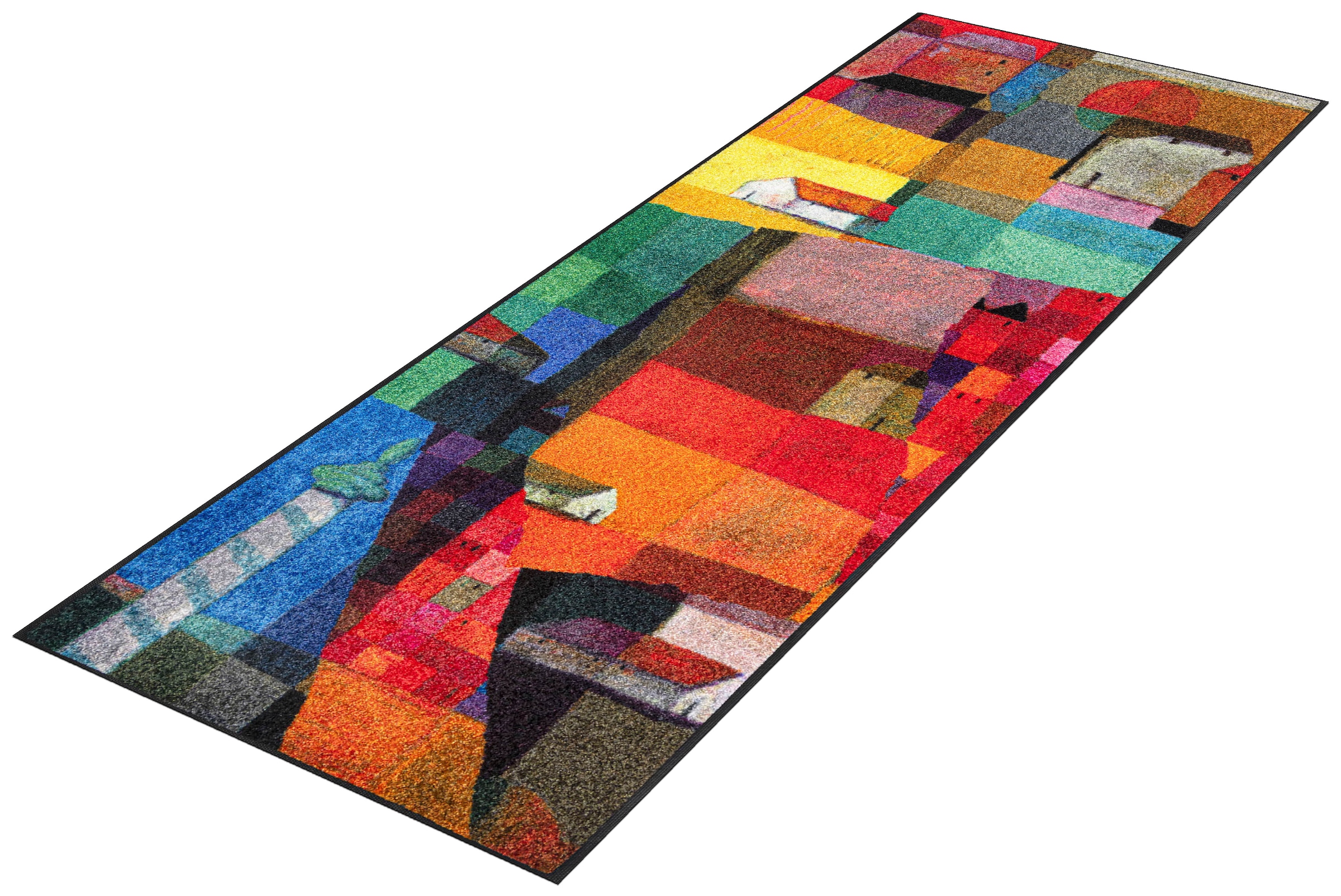 wash+dry by Kleen-Tex Chemin de table »Venetien« Rectangulaire 7 mm Höhe Schmutzfangläufer, rutschhemmend, In- und Outdoor geeignet, waschbar