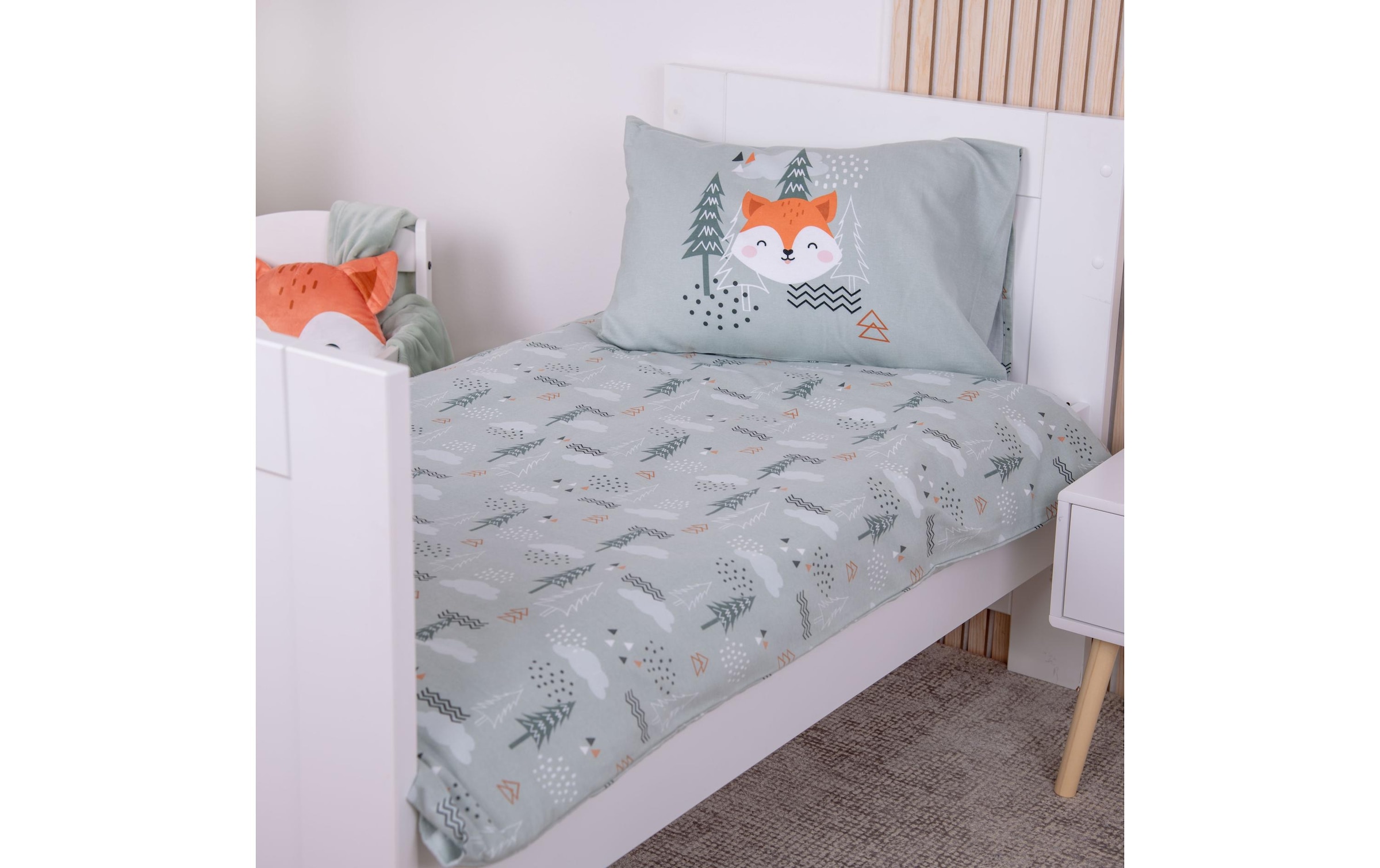 Herding Babybettwäsche »babybest Nordic Forest« 2 mit tollem Wendemotiv