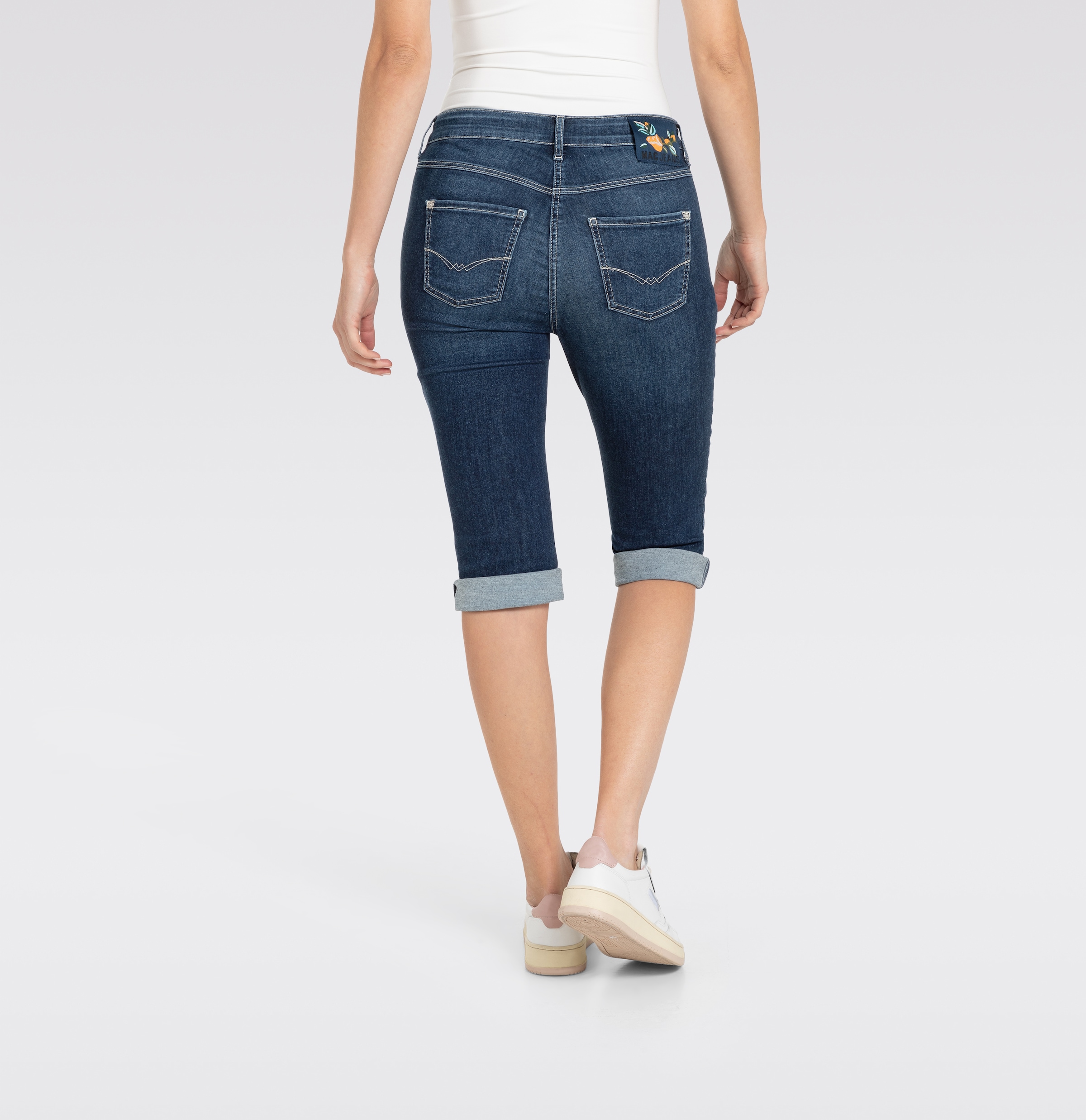 MAC Jeans capri »Dream-Sum« Bequemer Sitz mit krempelbarem Saum