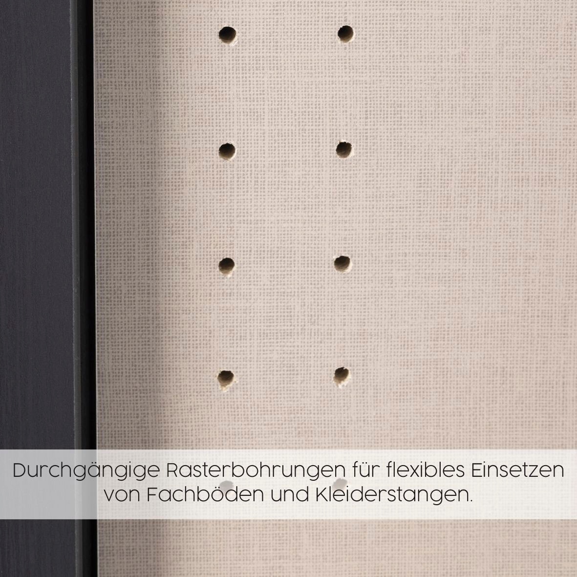 GOODproduct Drehtürenschrank »Kleiderschrank Schrank Garderobe AGORDO mit Dekor- oder Hochglanzfront« in zwei Griff-Farben, Breite 360 cm,  mit Aussenschubkästen, Serie in 7 Breiten und 2 Höhen MADE IN GERMANY