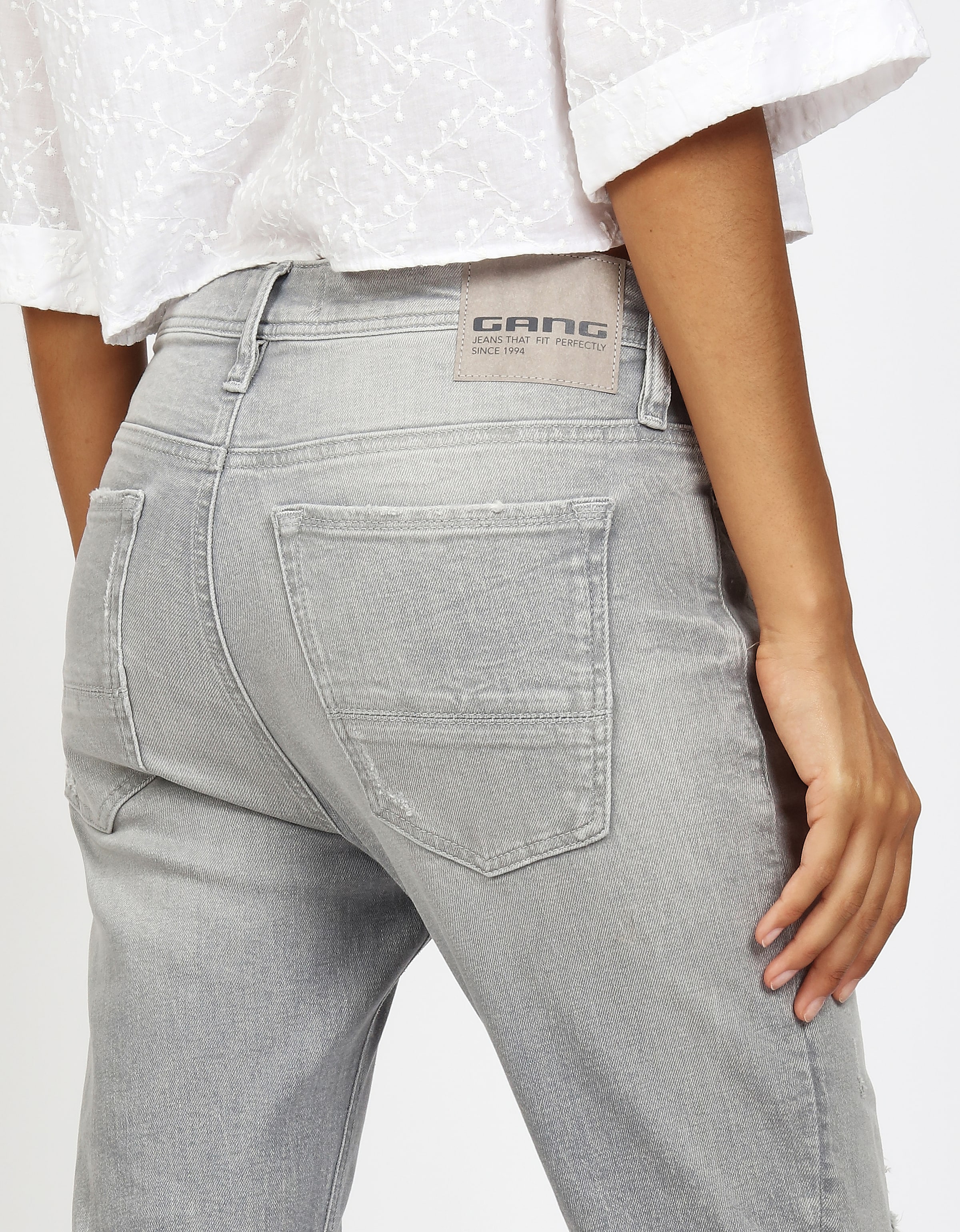 GANG Jeans boyfriend »94NICA CROPPED« mit geraden und verkürzten Beinverlauf