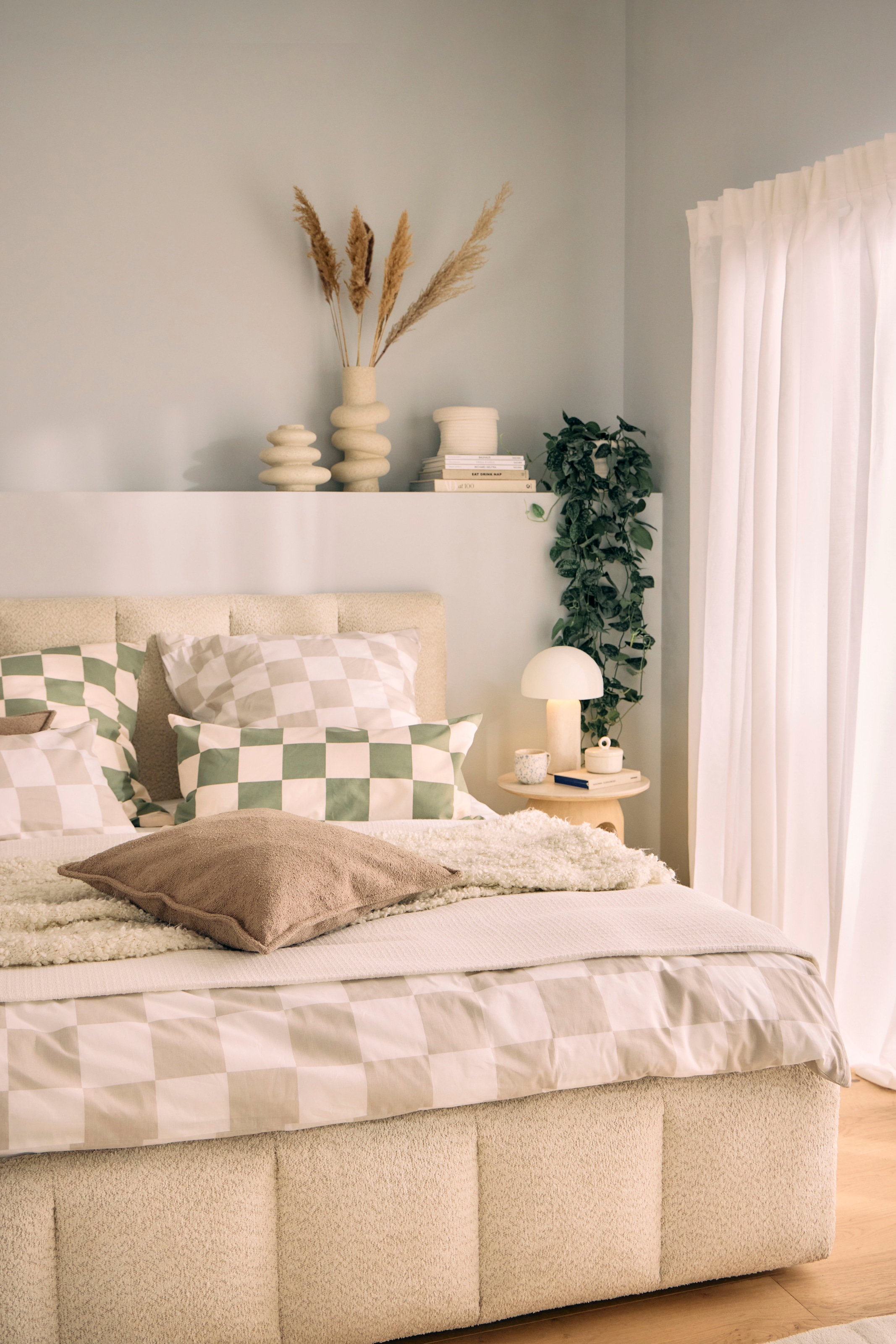 homsy by Ana Johnson Bettwäsche »Chessley« mit coolem Karo-Muster, ab Grösse 135x200 cm, by Ana Johnson