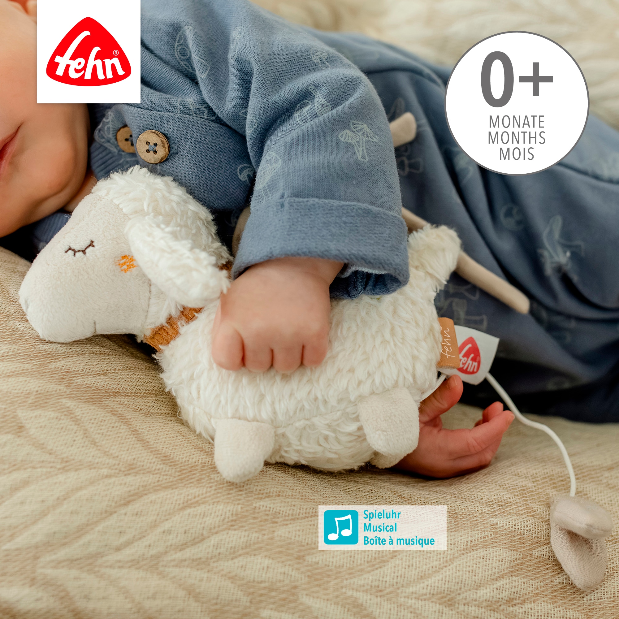Fehn Boîte à musique »Mini-Spieluhr Schaf«