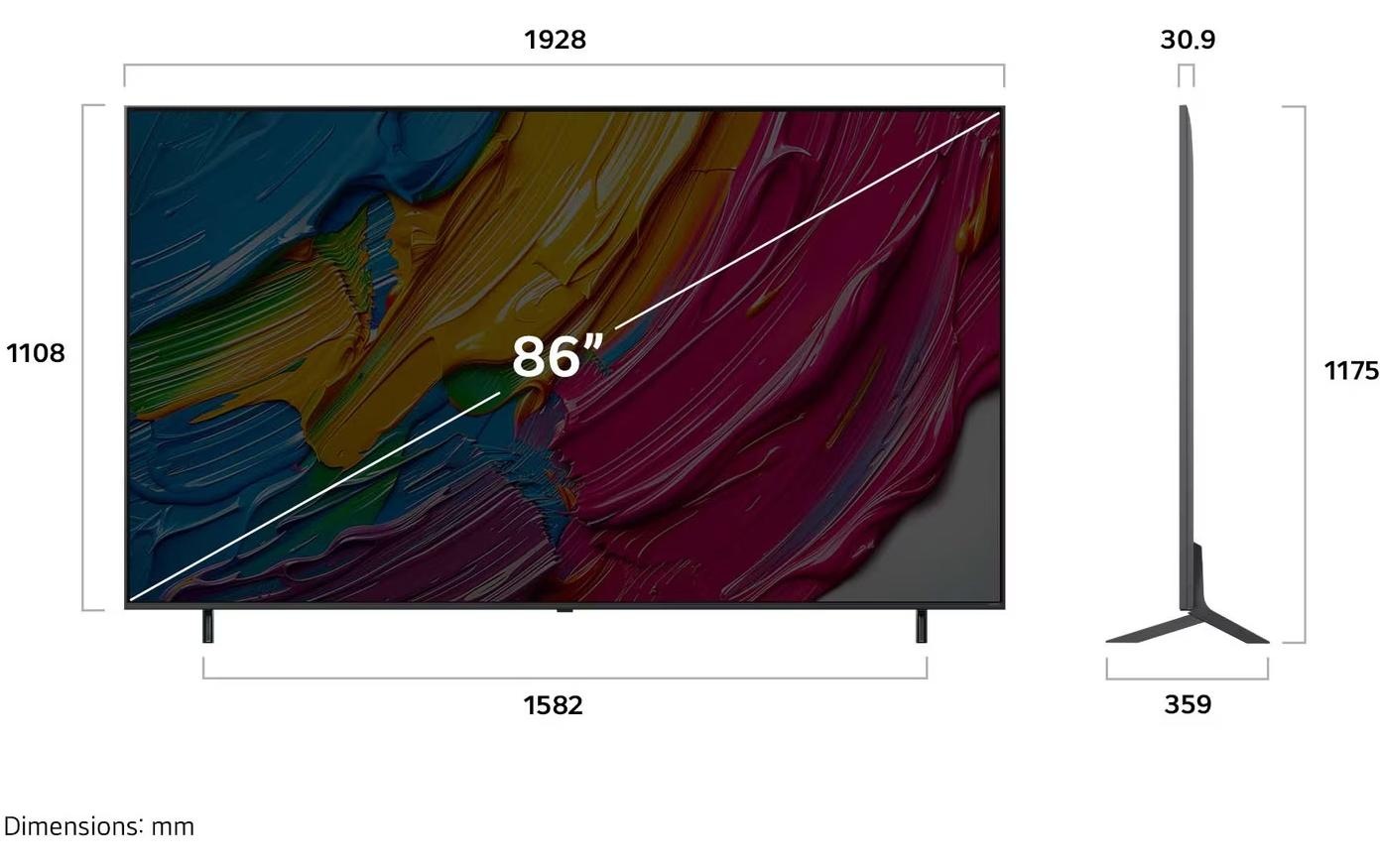 LG QNED-Fernseher »86QNED80A6A« 218 cm/86 ″