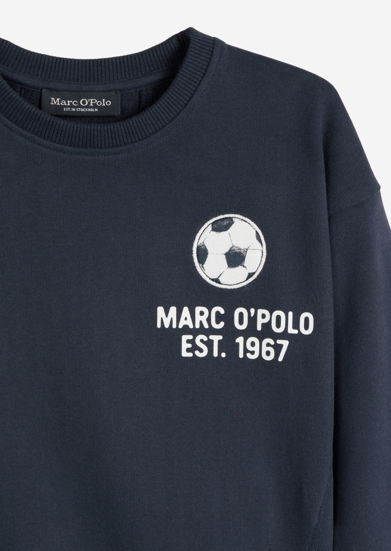 Marc O'Polo Junior Sweatshirt , für Jungs bis Grösse 122, grosser Rückenprint
