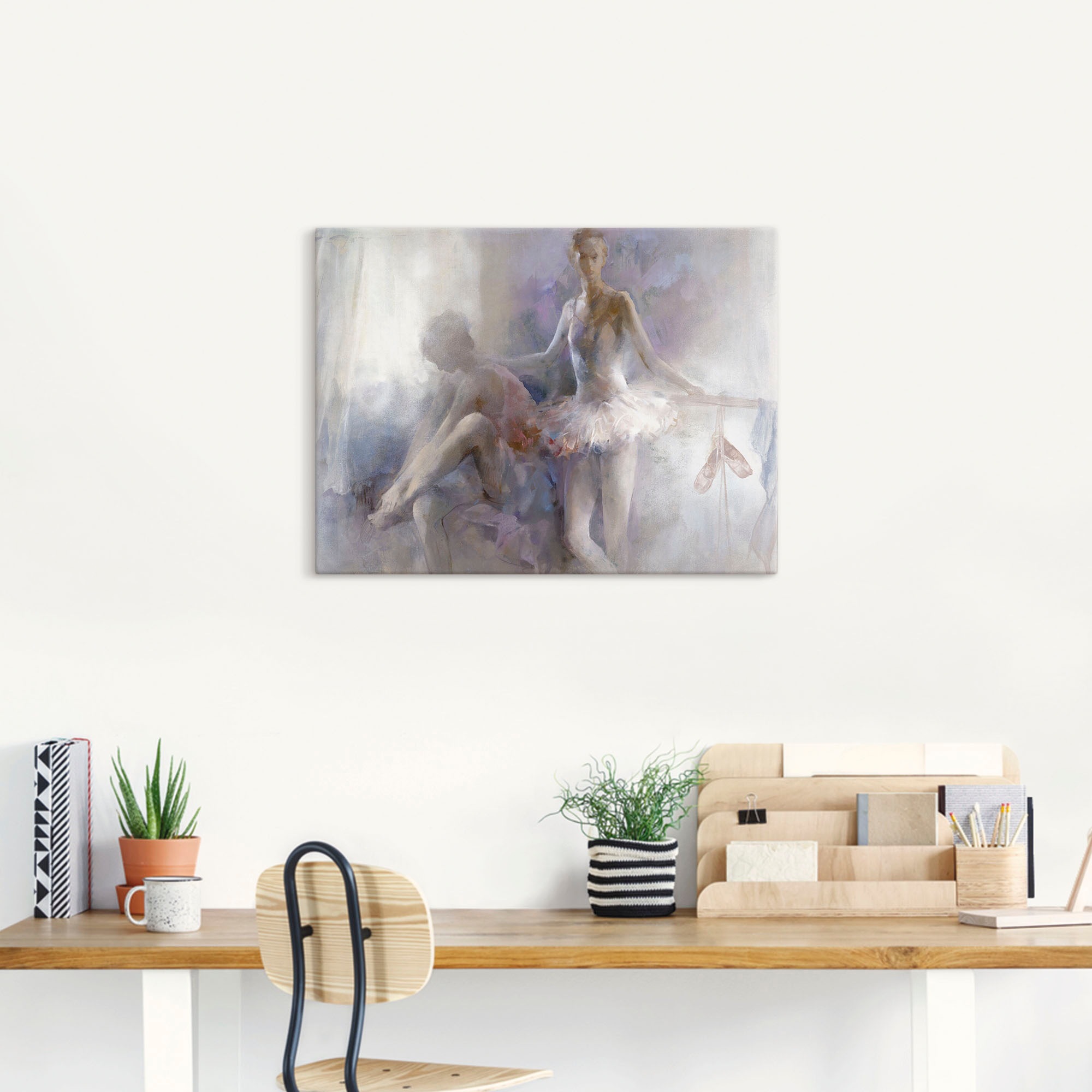 Artland Tableau sur toile »Ballett-Mädchen« 1 cuis tlg. auf Holzrahmen gespannt