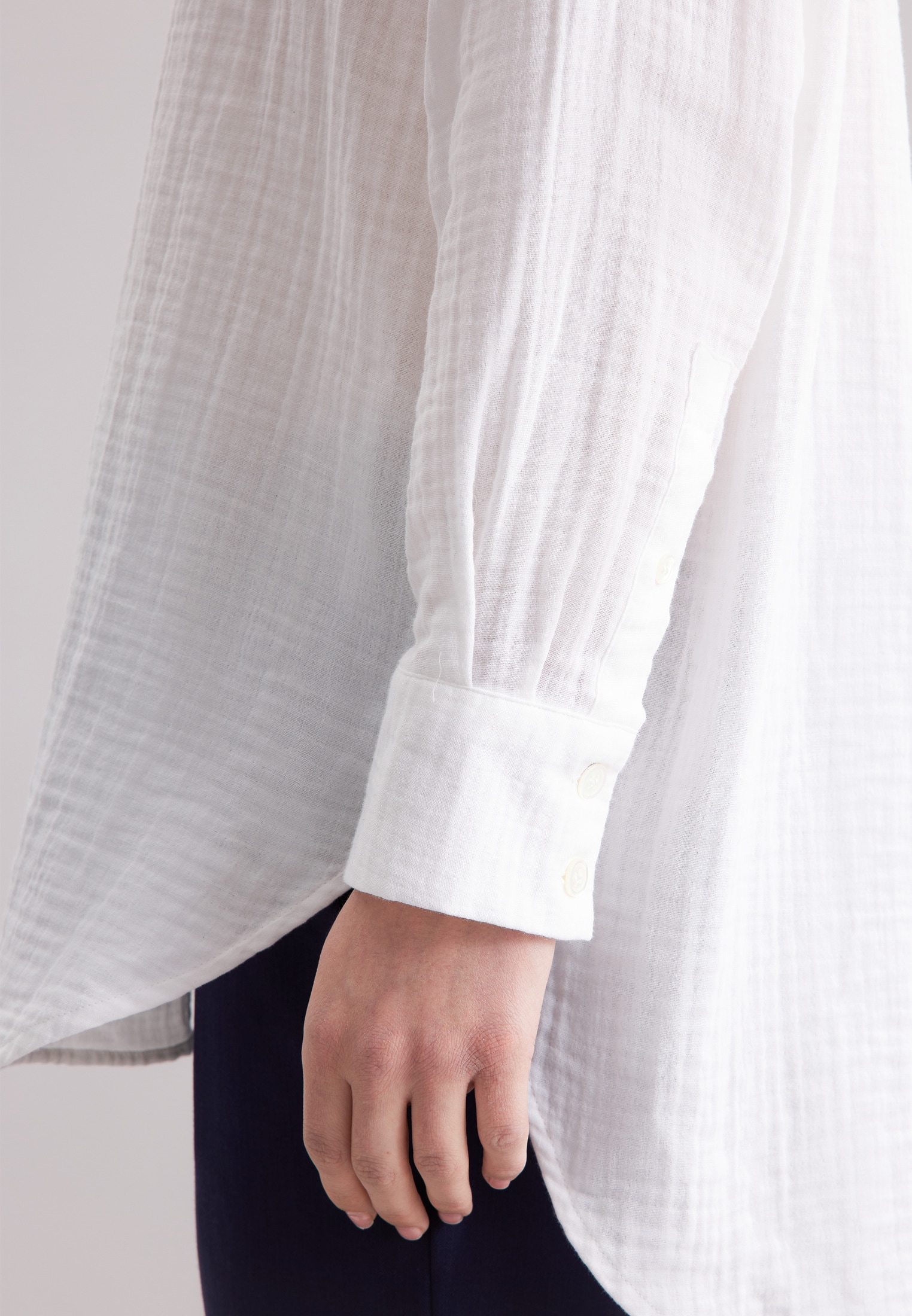 seidensticker Chemisier long 1/1 Kragen Uni