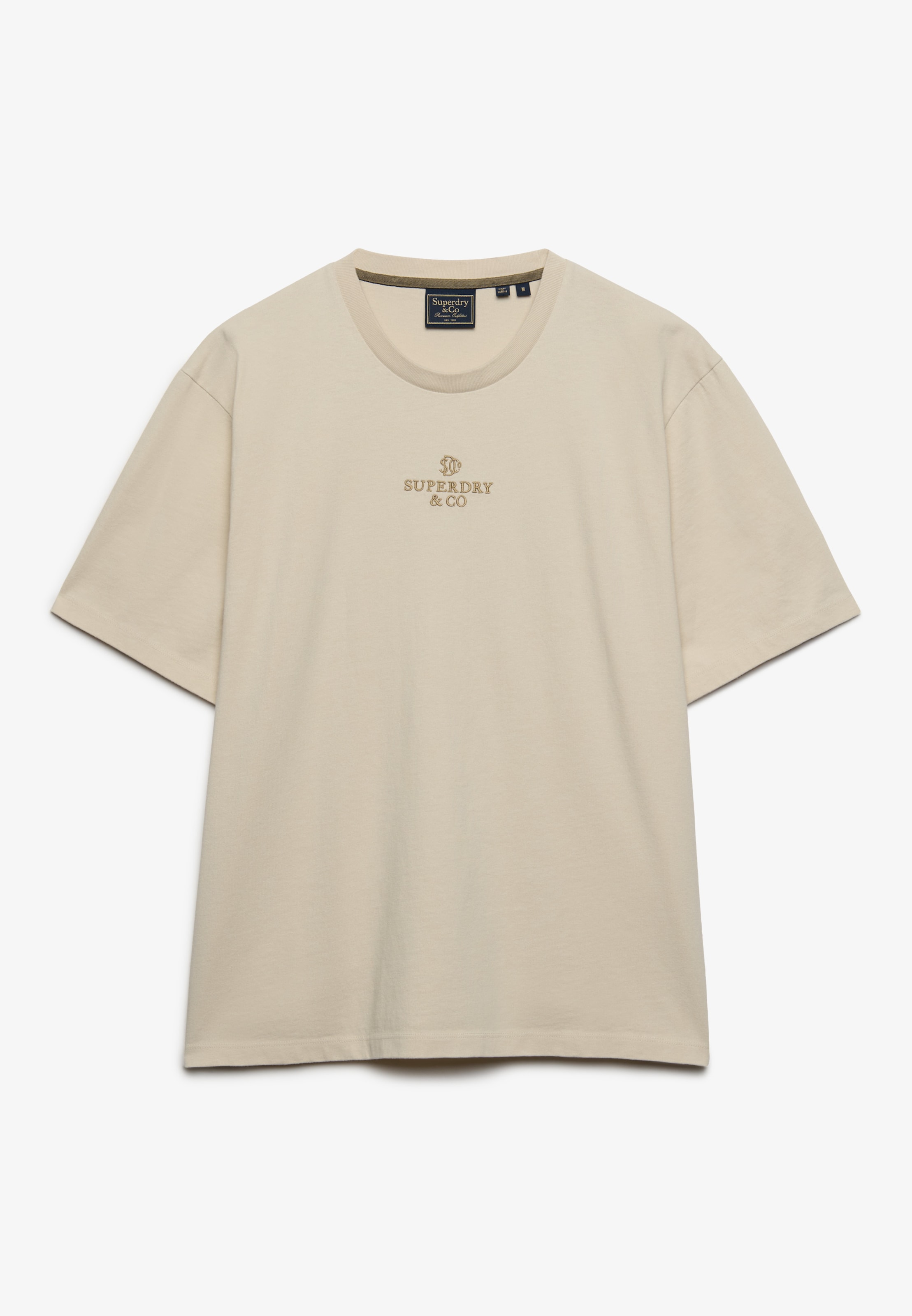 Superdry Shirt à col rond »MICRO LOGO T SHIRT« coton, coupe ample