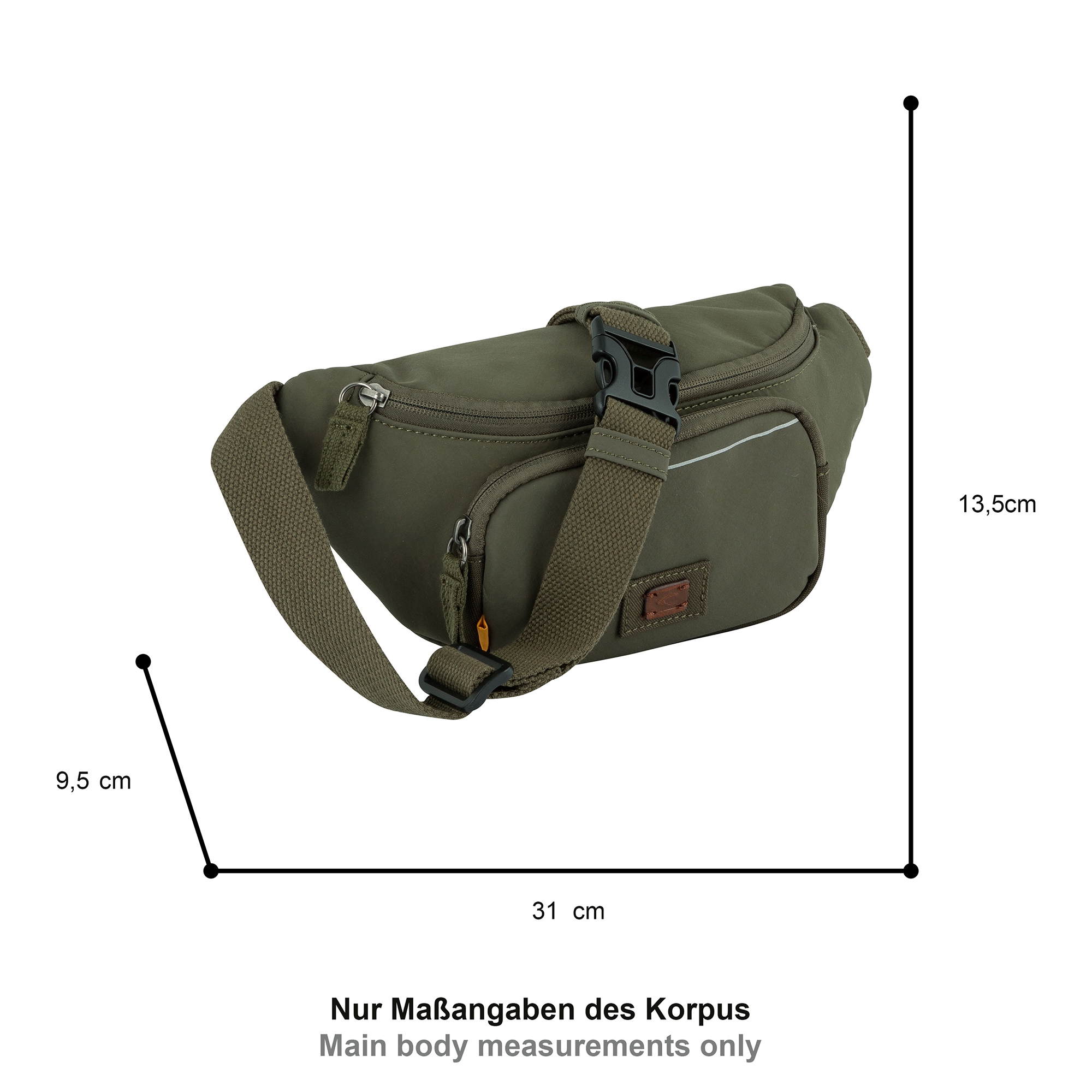 camel active Sac ventral »City« passender urbaner Begleiter mit kleinen reflektierenden Details