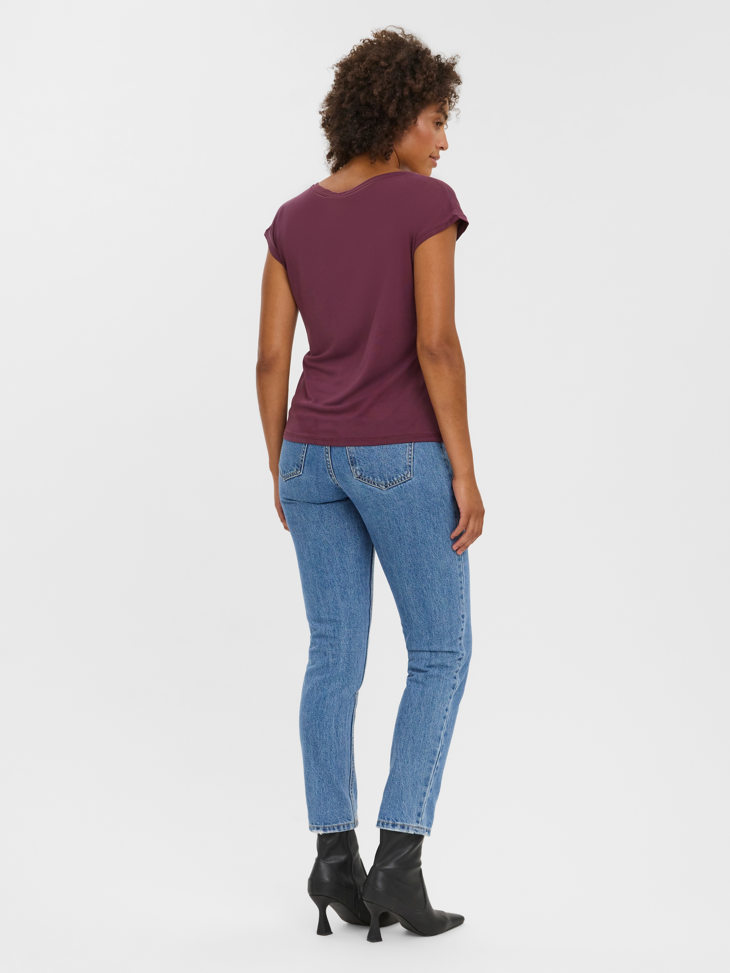 Vero Moda V-Shirt »VMFILLI SS V-NECK TEE GA NOOS«