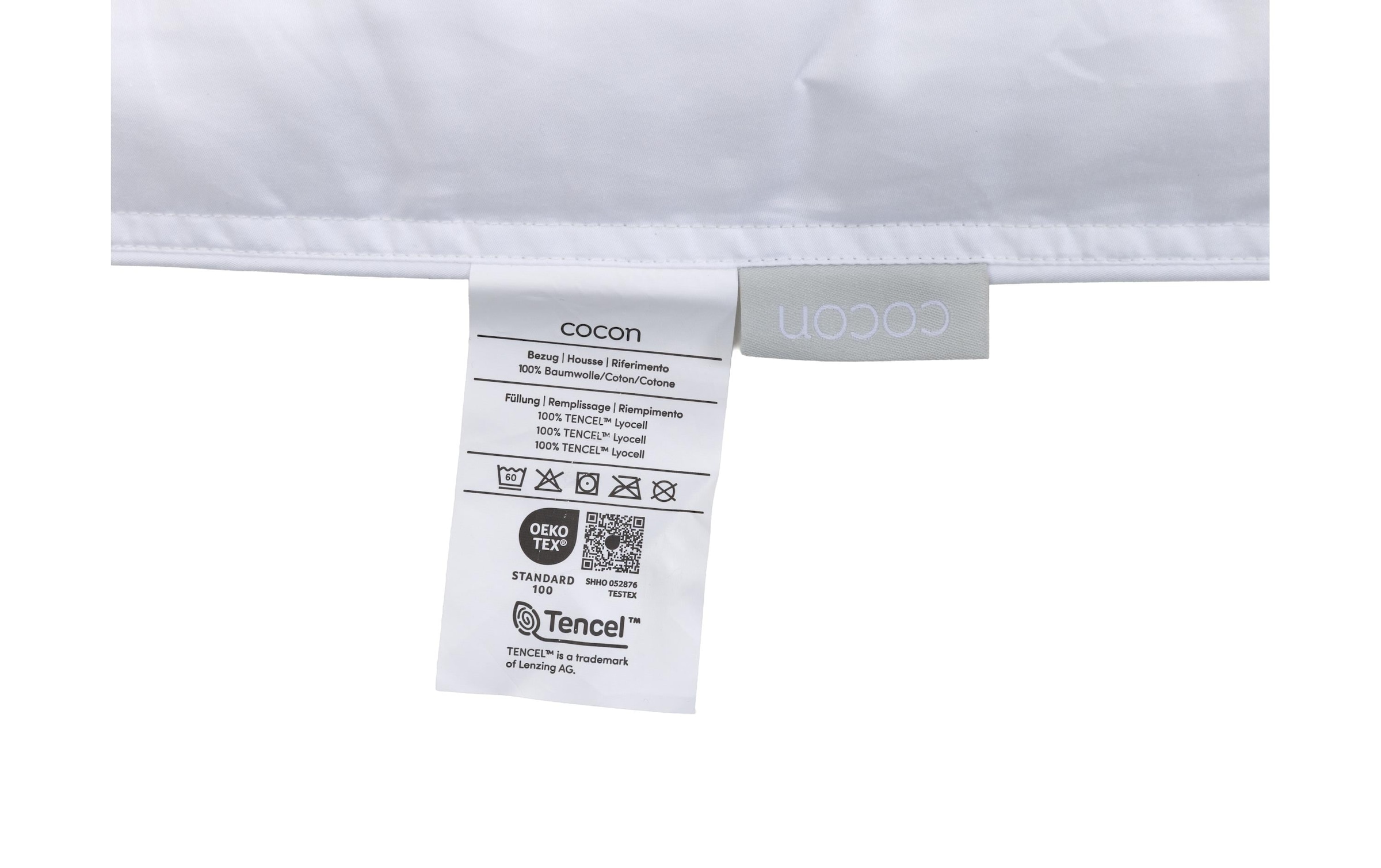 Cocon Naturfaserbettdecke »Duvet Tencel« 4-Jahreszeiten Füllung Tencel Bezug Baumwolle 1 Stk. tlg. Bettdecke