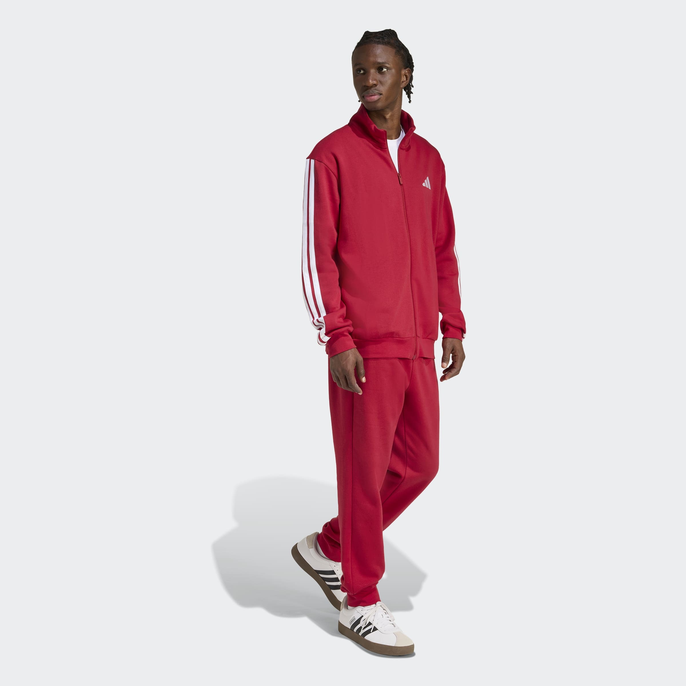 adidas Sportswear Combinaison d'entraînement »3-STREIFEN FLEECE« 2 pièces