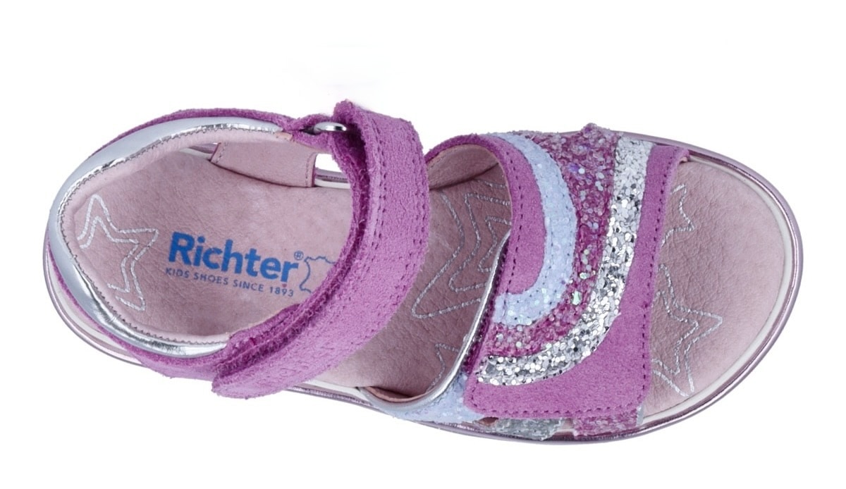 Richter Sandale »Romea«  Klettschuh, Riemchensandale, Grössenschablone zum Download, mit WMS