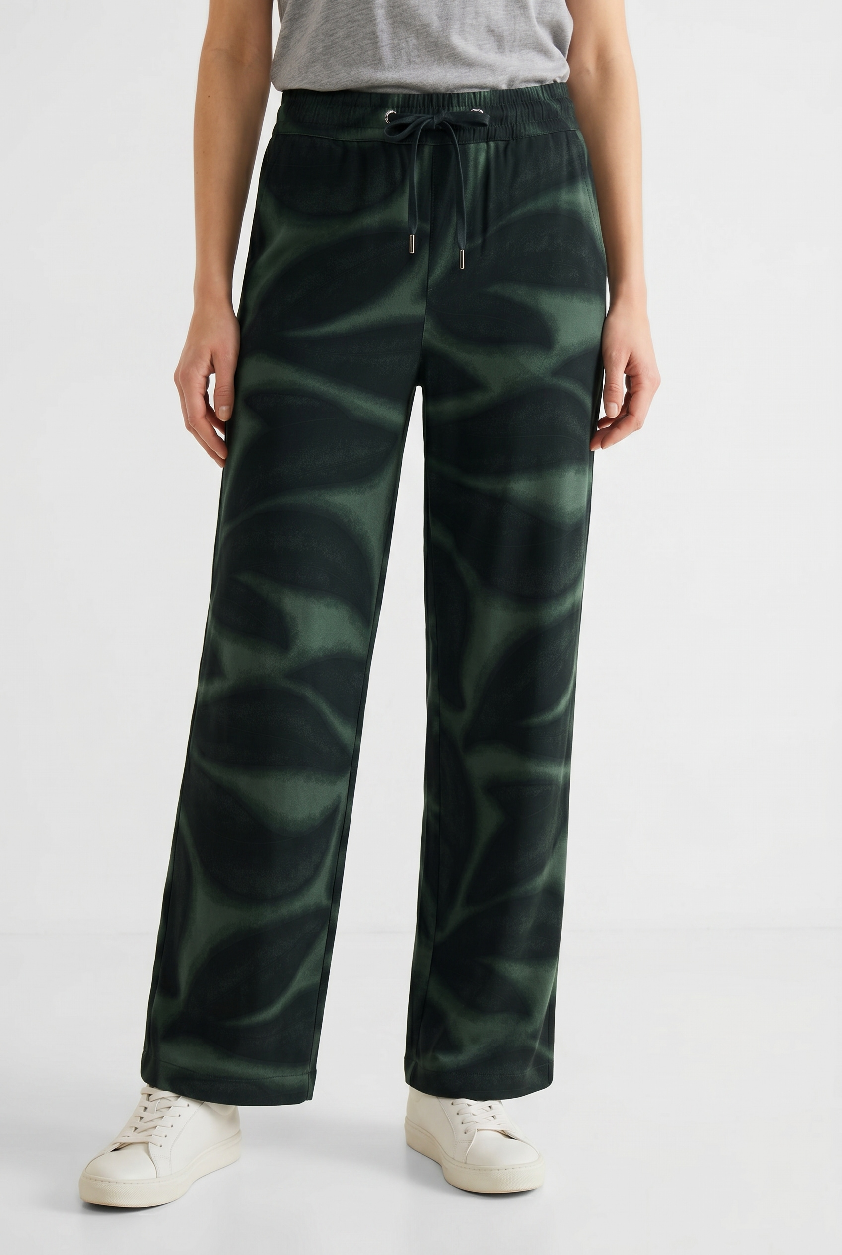 STREET ONE 7/8-Hose »Style Emee«  bedruckt, mit Taschen, weites Bein