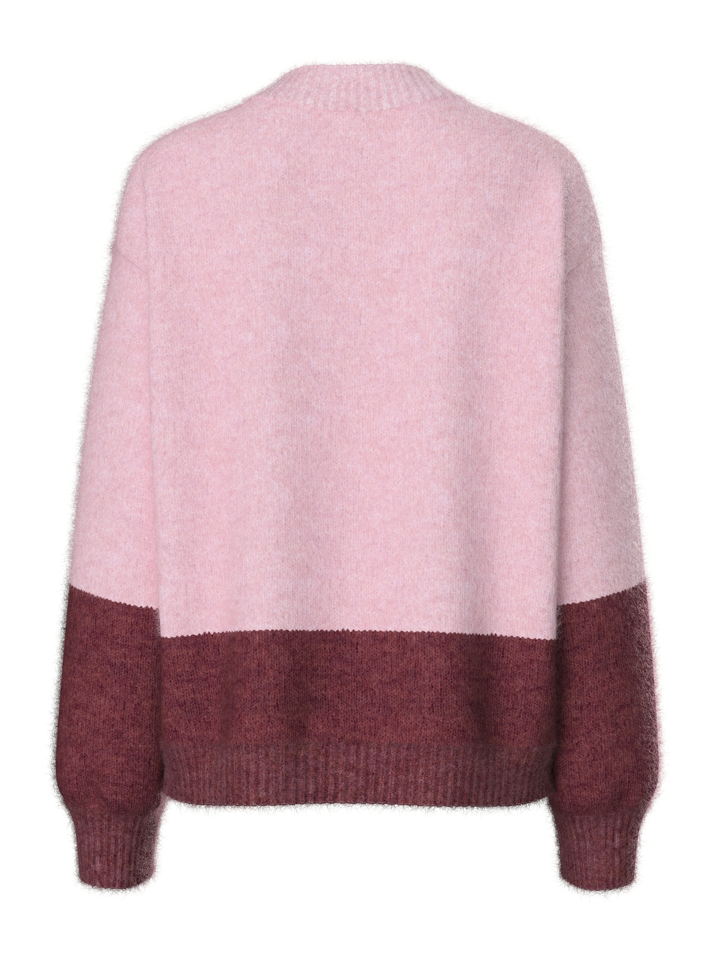 pieces Pull à col rond »PCIVY LS O-NECK COLOR BLOCK KNIT PWP BC« Colorblock Design