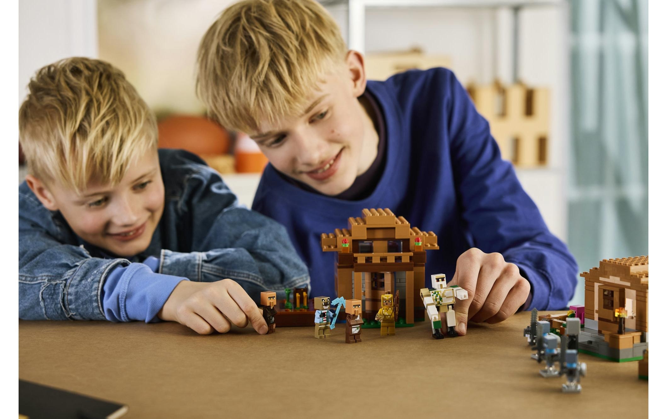 LEGO® Pions de construction »Angriff des Magiers auf das Dorf (21596), LEGO Minecraft« fabriqué en Europe