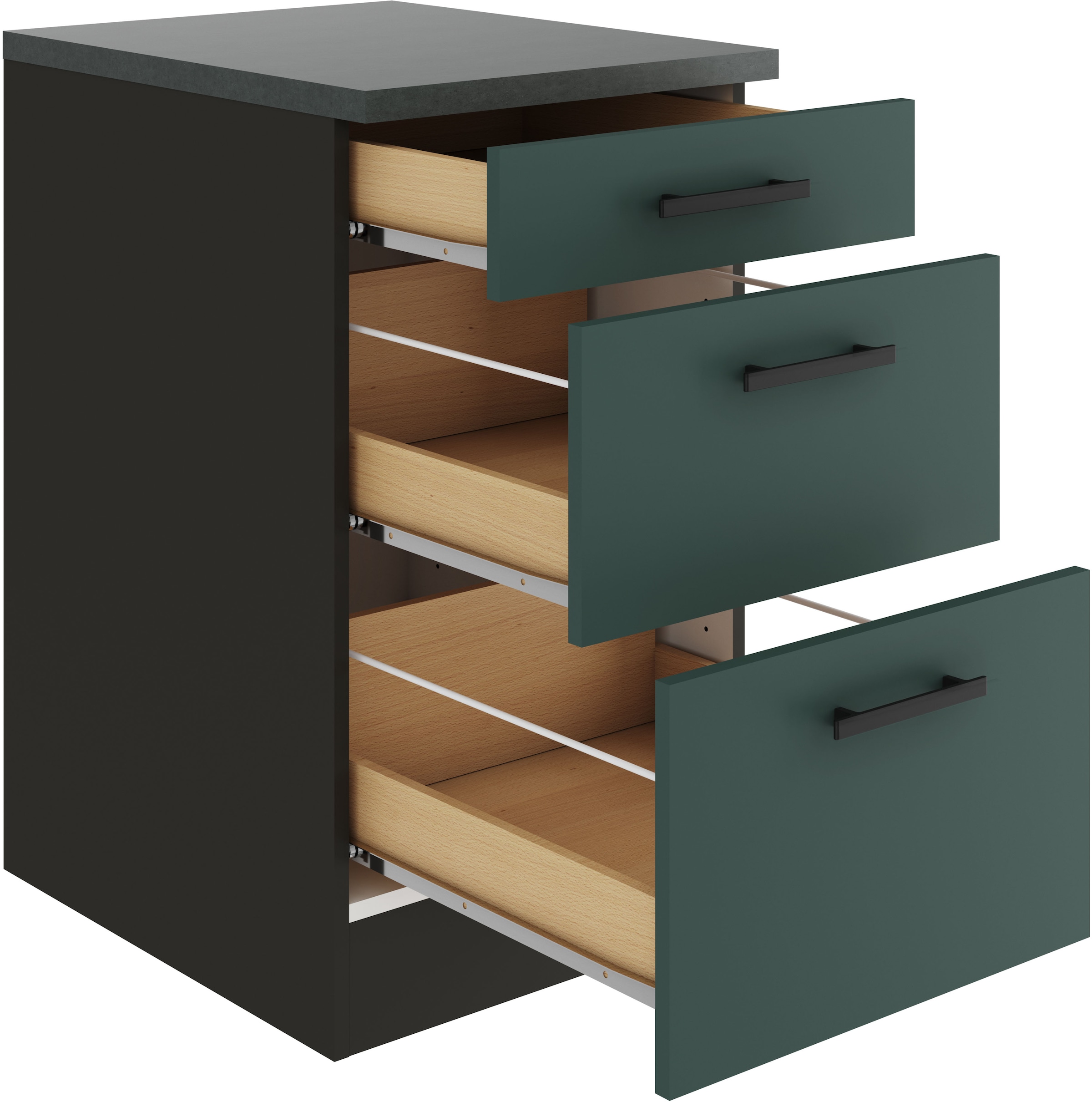 OPTIFIT Unterschrank »Palma« Breite 50 cm, mit 3 Schubkästen