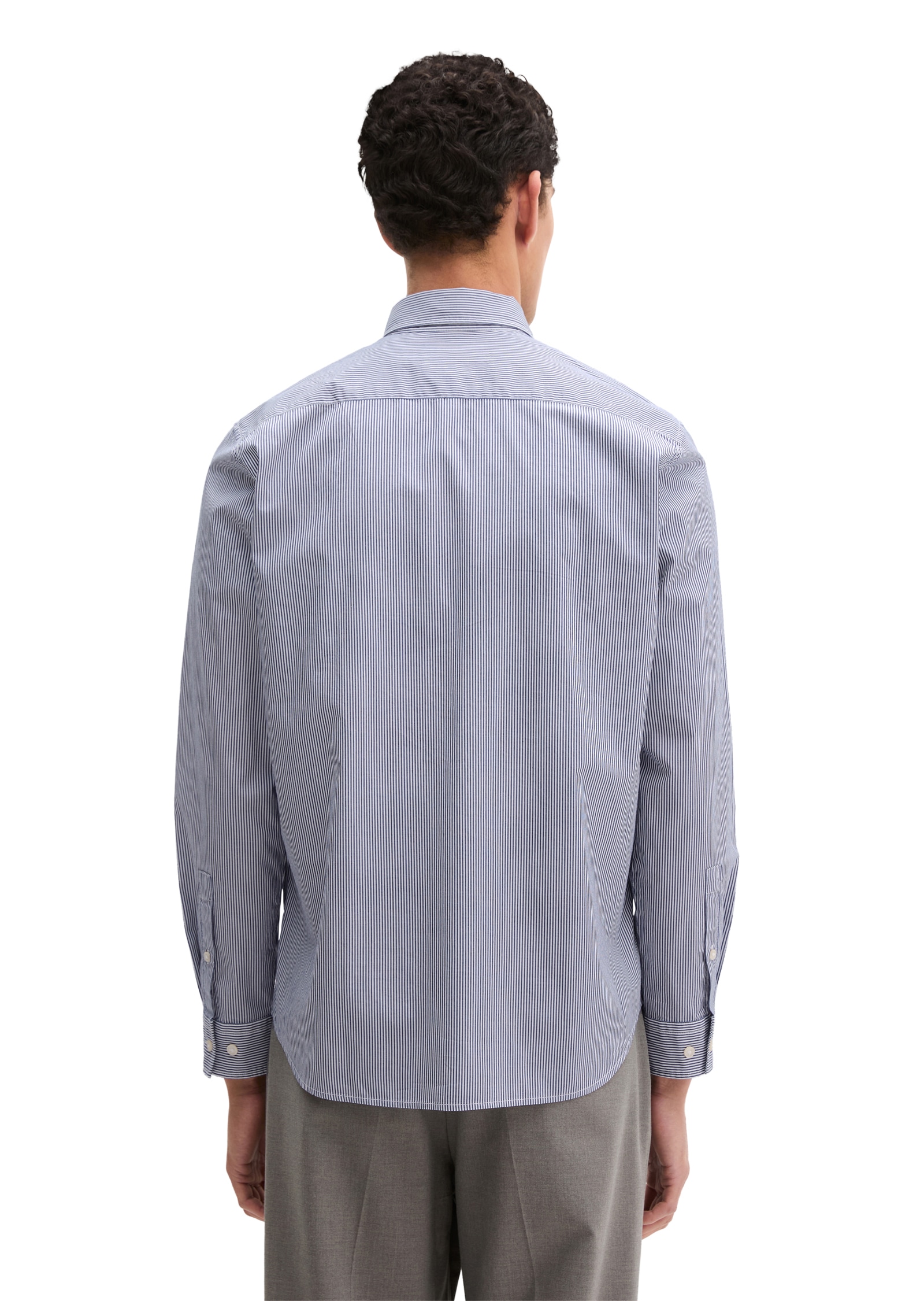 Marc O'Polo Chemise à rayures regular Fit, Bio-Baumwolle, Button-down-Kragen