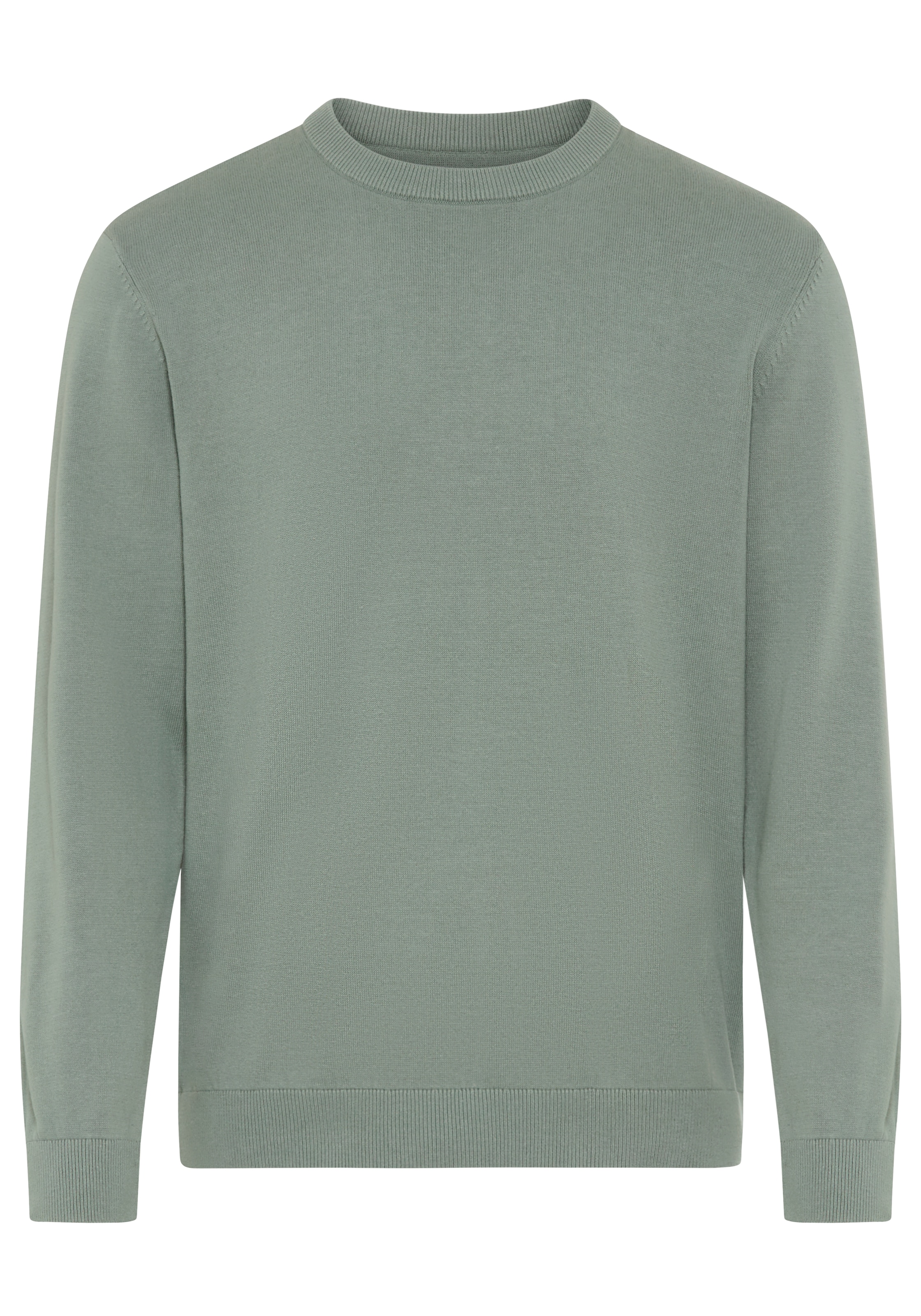 DELMAO Rundhalspullover »Neue Kollektion!« in Feinstrick , ideal für die Übergangszeit