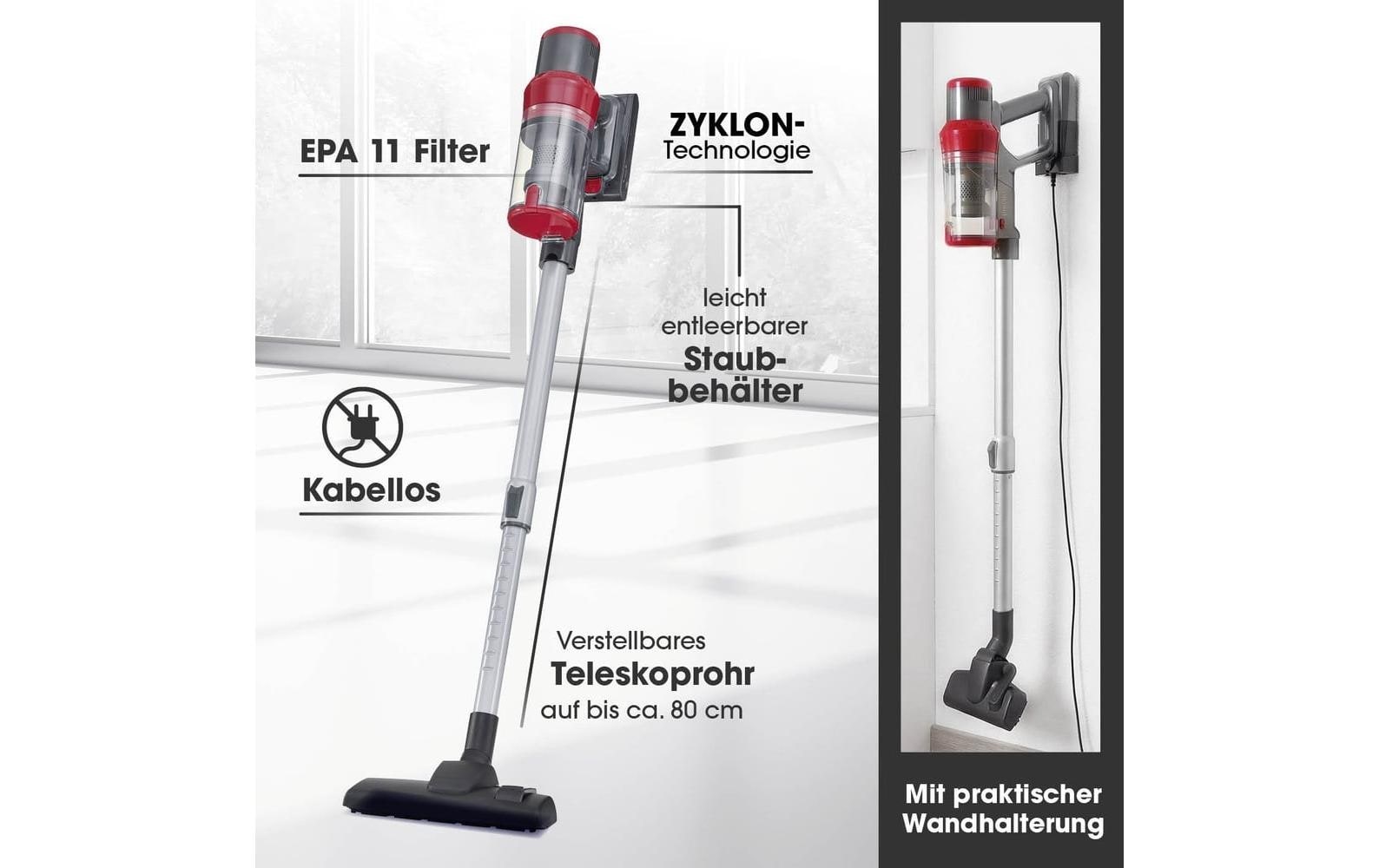 CLEANmaxx Aspirateur à main et à manche sans fil »22,2 V«
