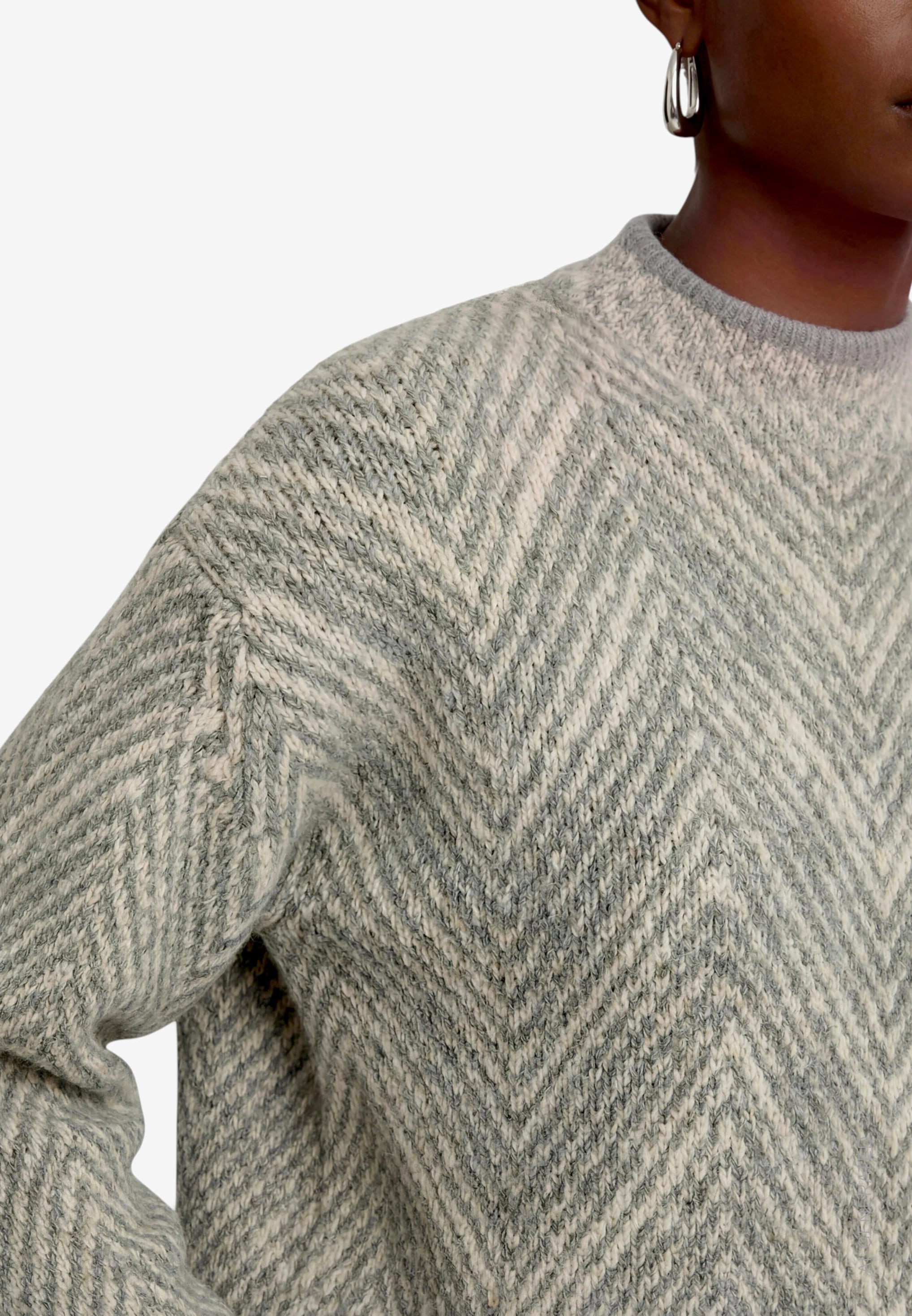 Zero Pull en tricot Pull à manches longues avec motif