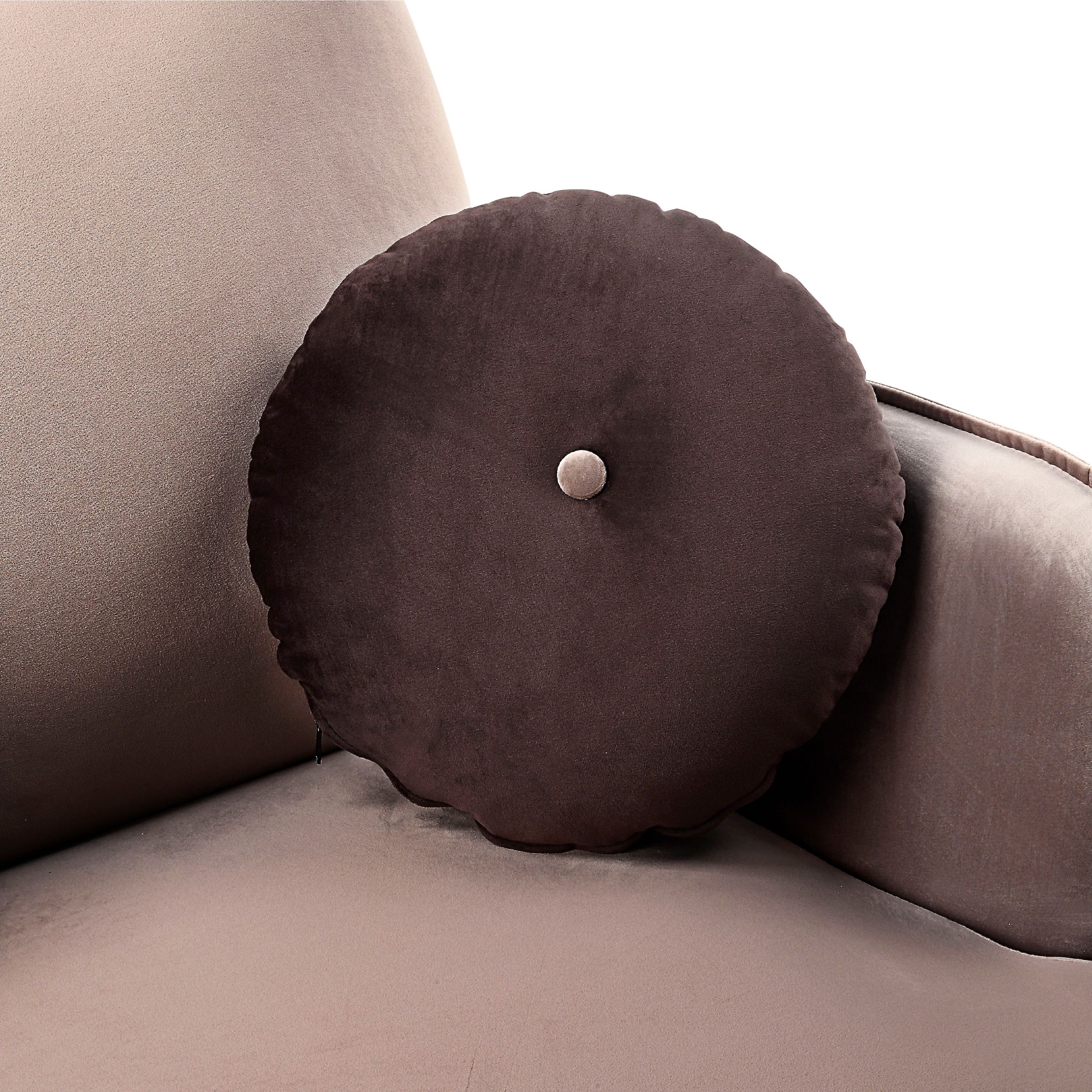 ATLANTIC home collection 3-places »Ben« mit Welleunterfederung,inkl. 2 Dekokissen, goldenen Massivholzfüssen