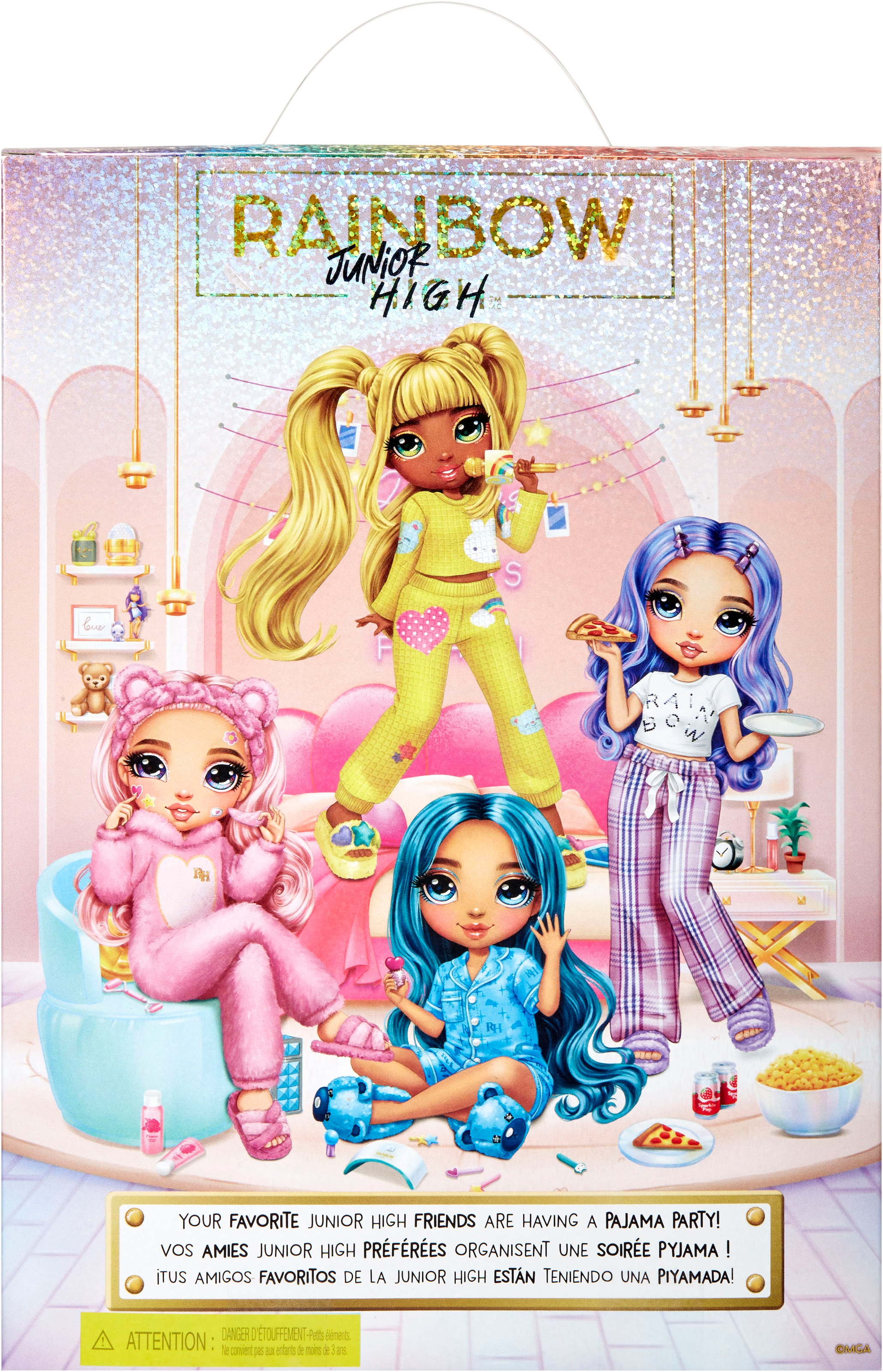 RAINBOW HIGH Poupée à habiller »Junior High PJ Party Fashion Doll Sunny (Yellow)«