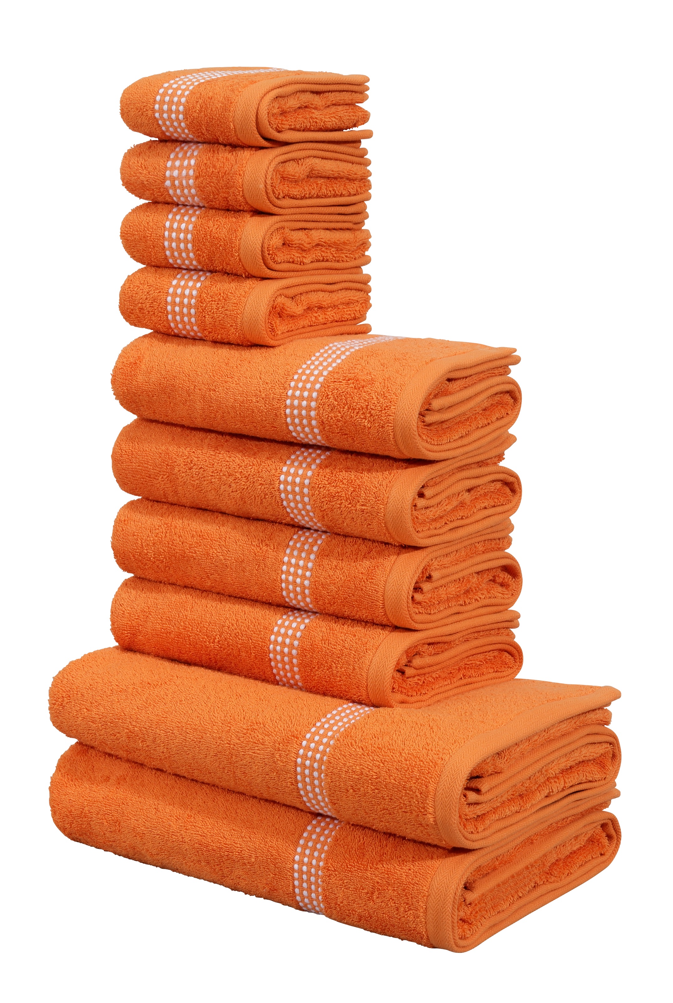 GOODproduct Handtuch Set »Kapra, Premium Handtücher, 100% Baumwolle, 500 gr/m², 10-tlg.« Set 10 Frottier 2 Duschtücher, 4 Handtücher, 4 Gästehandtücher, 5 Jahre Garantie