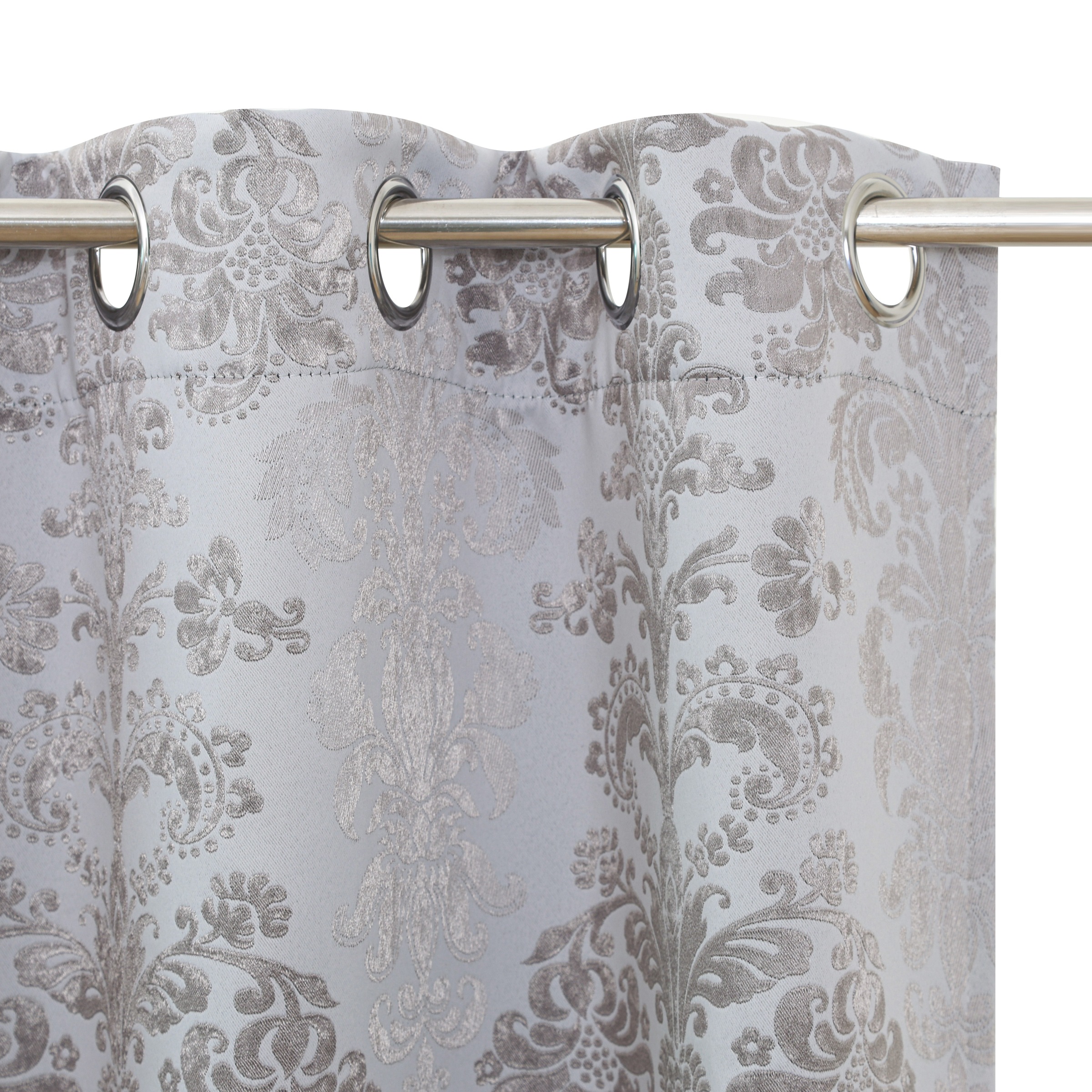 GOODproduct Rideau occultant »Mannfred« Œillet 1 cuis tlg. opaque, motif baroque, facile d'entretien, suspension à œillets