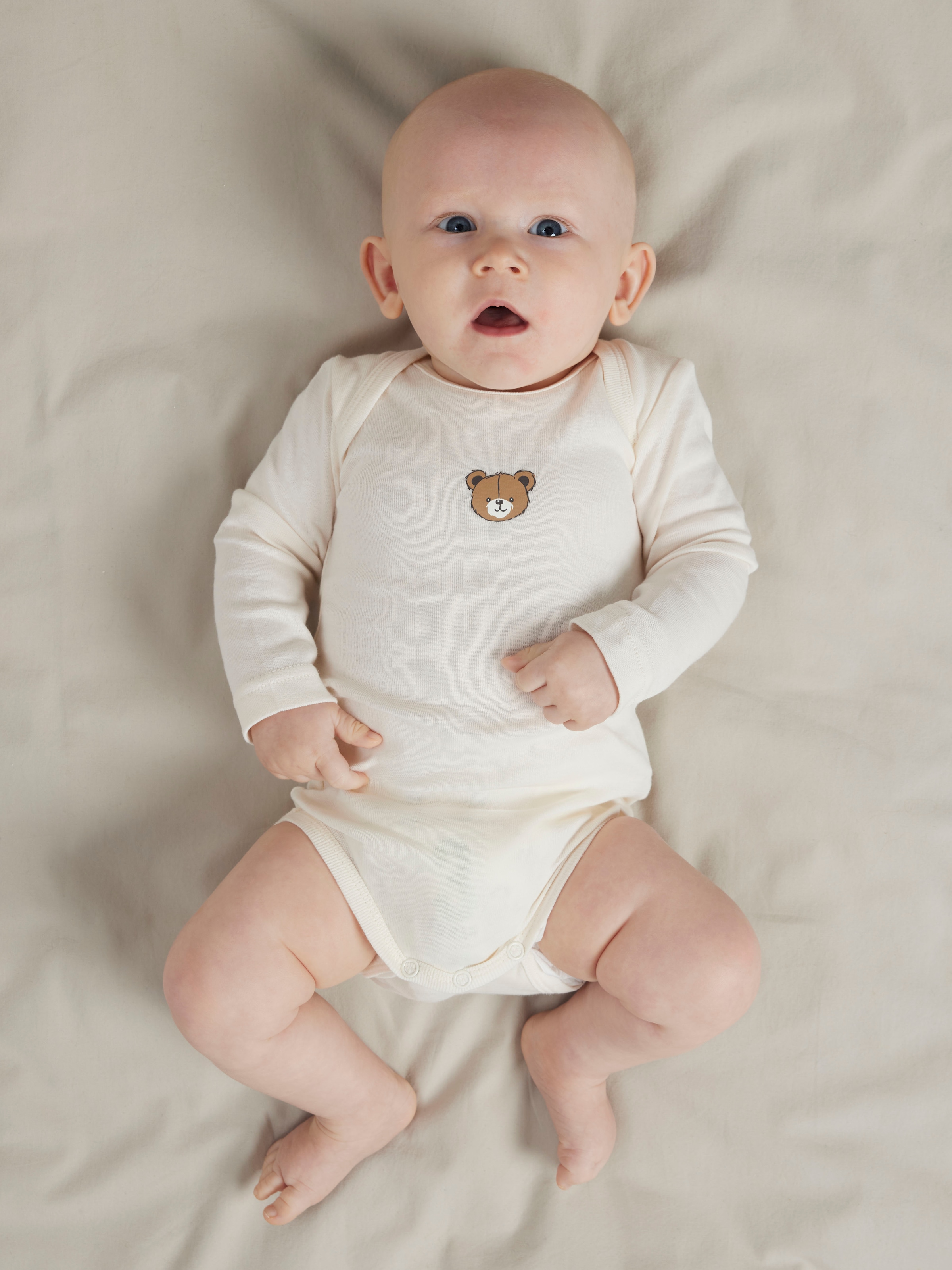 Name It Langarmbody »NBNBODY 3P LS PUMICE BEAR NOOS« Packung, 3 tlg.